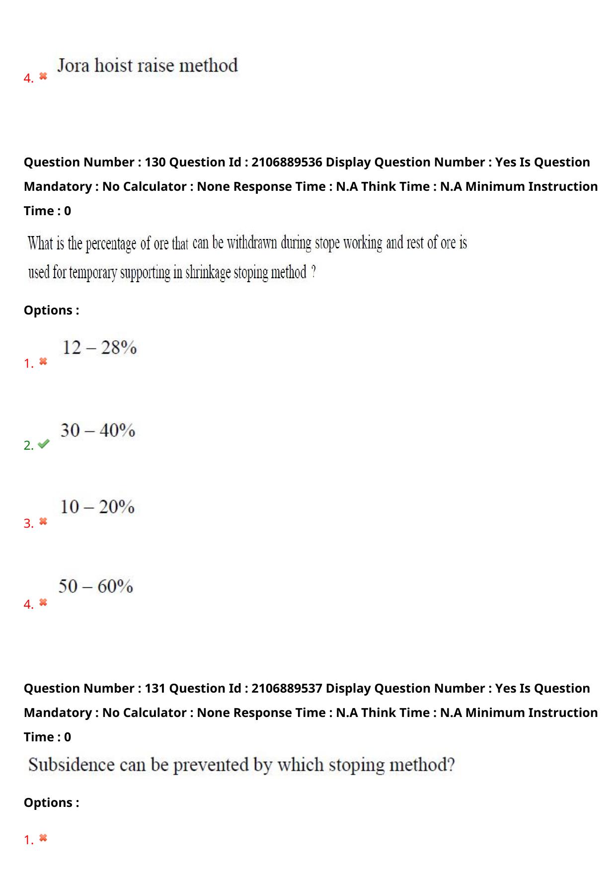 AP ECET 2024 Mining Engineering (Shift 2) Question Paper wth Key - Page 83
