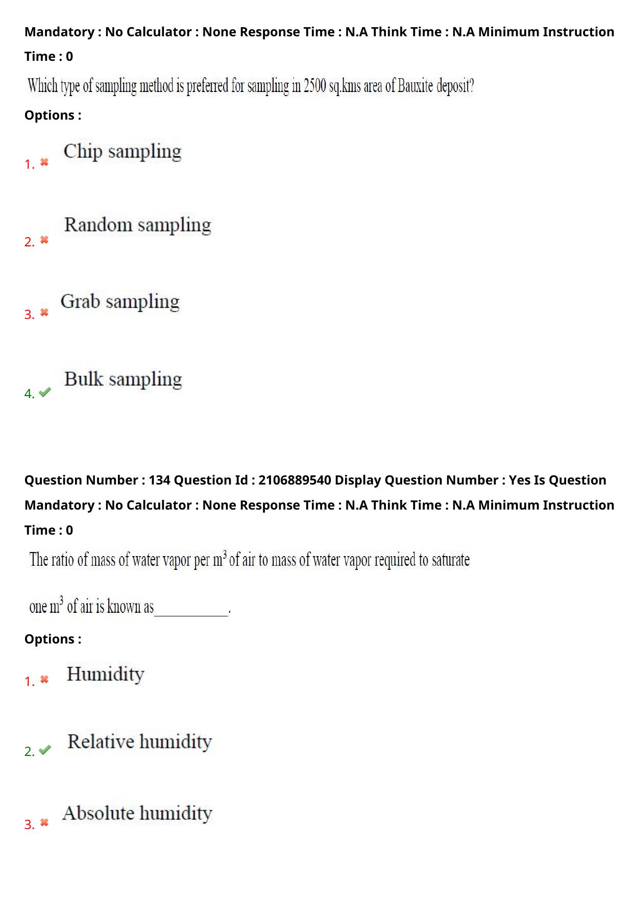 AP ECET 2024 Mining Engineering (Shift 2) Question Paper wth Key - Page 85