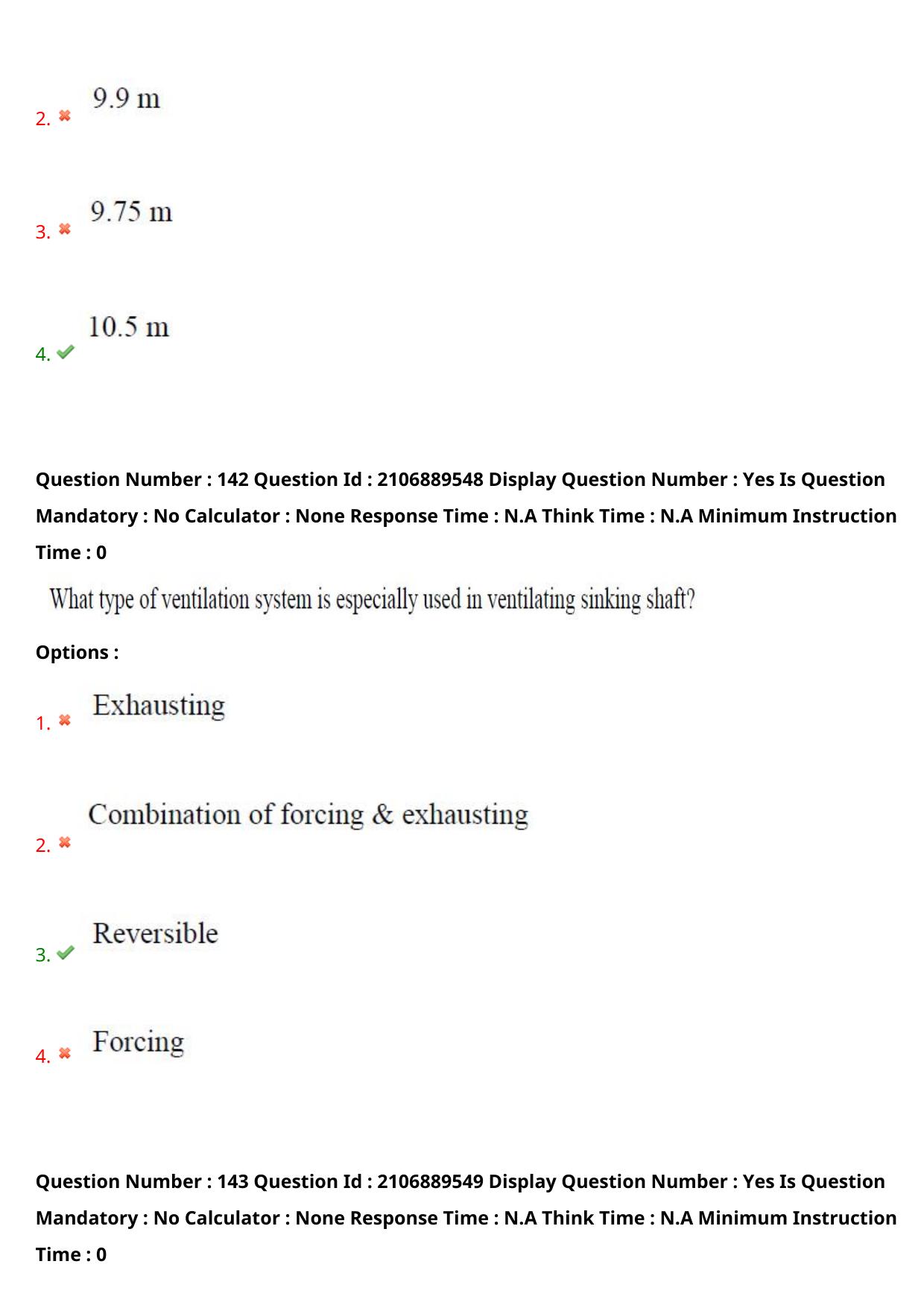 AP ECET 2024 Mining Engineering (Shift 2) Question Paper wth Key - Page 90