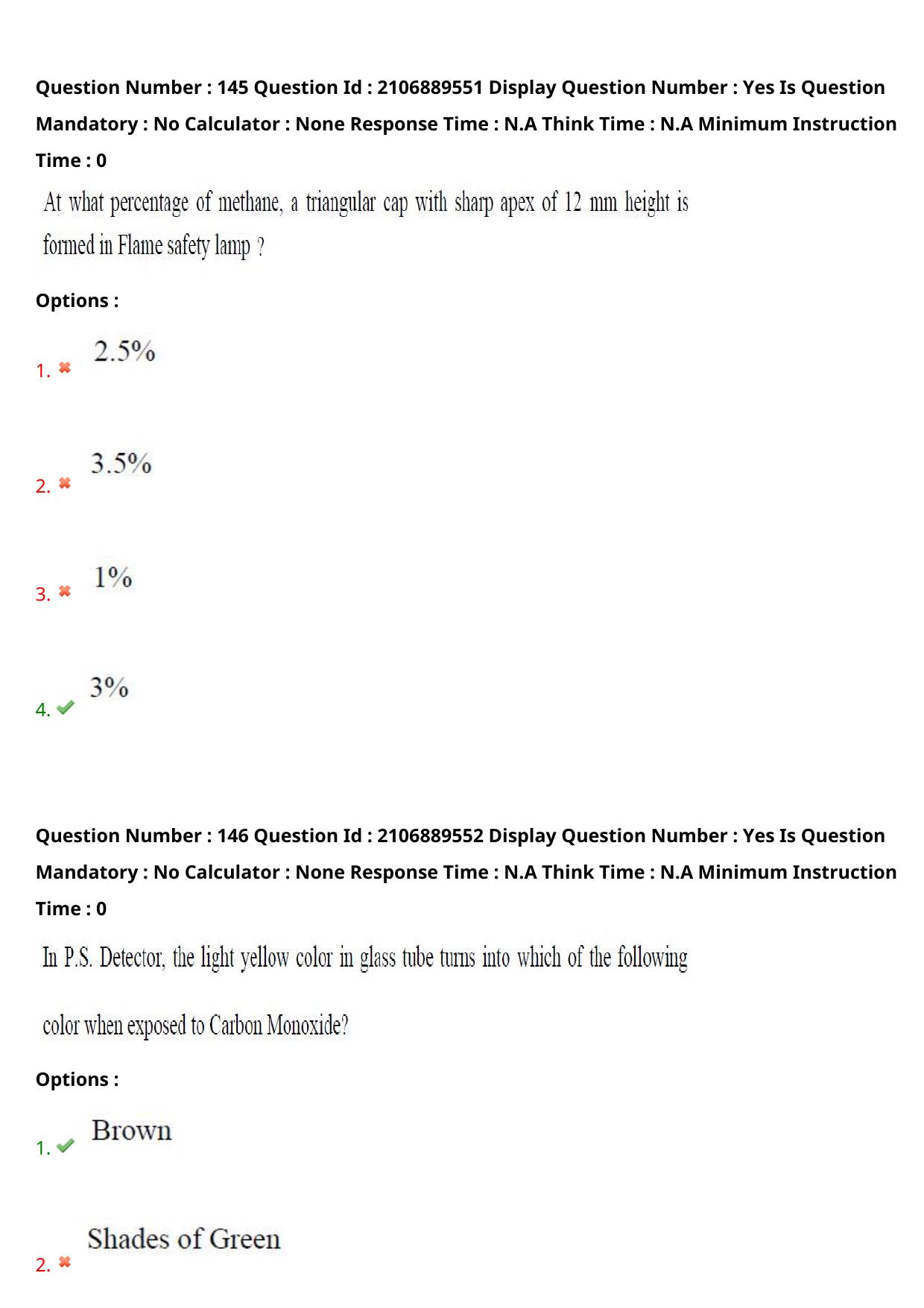 AP ECET 2024 Mining Engineering (Shift 2) Question Paper wth Key - Page 92