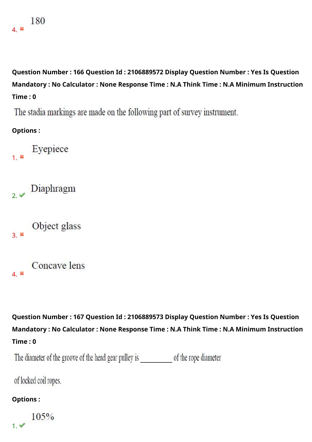 AP ECET 2024 Mining Engineering (Shift 2) Question Paper wth Key - Page 106