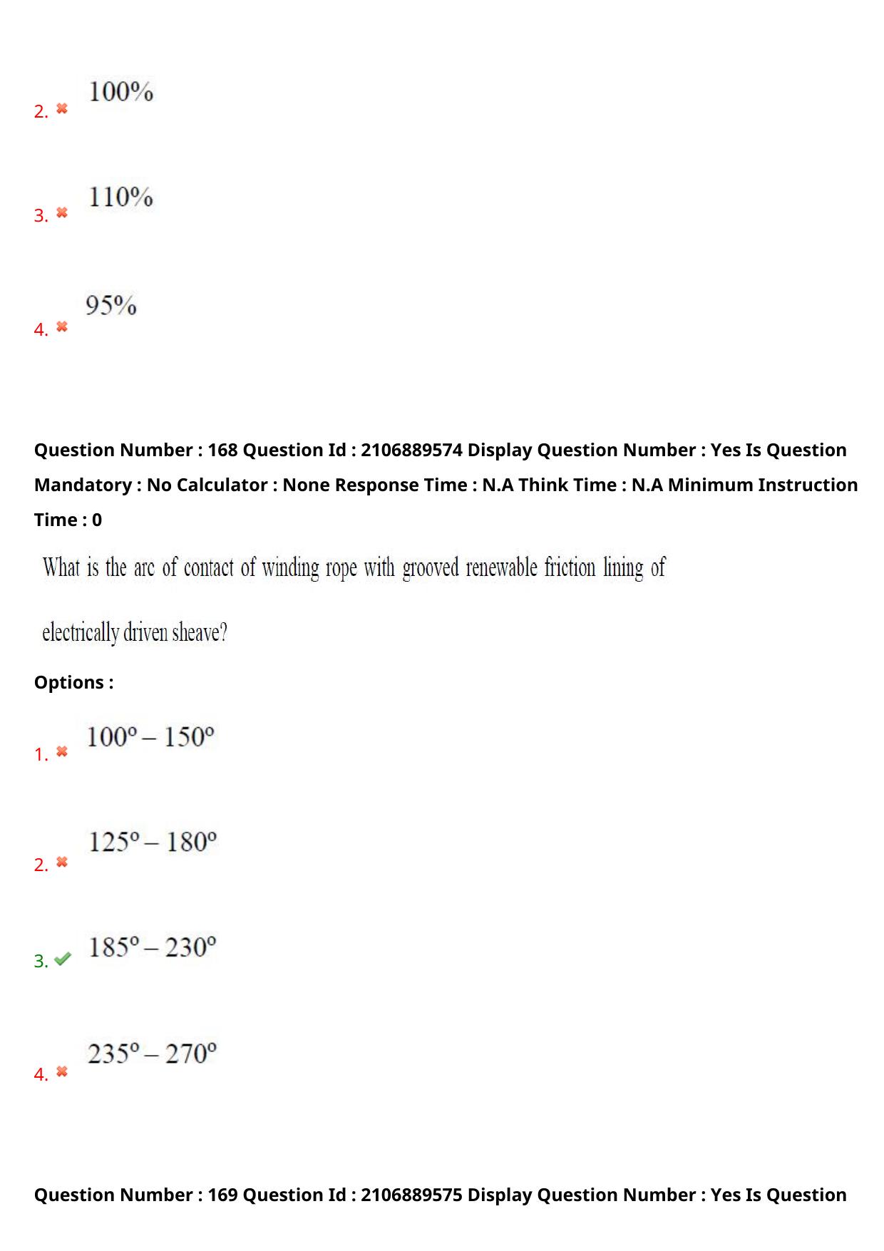 AP ECET 2024 Mining Engineering (Shift 2) Question Paper wth Key - Page 107