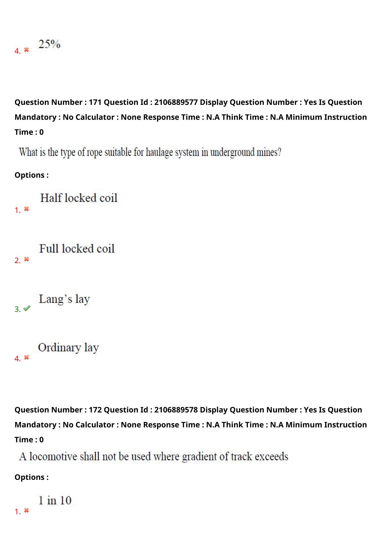 AP ECET 2024 Mining Engineering (Shift 2) Question Paper wth Key - Page 109