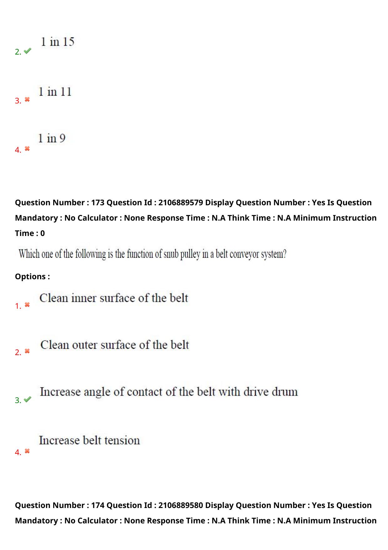 AP ECET 2024 Mining Engineering (Shift 2) Question Paper wth Key - Page 110