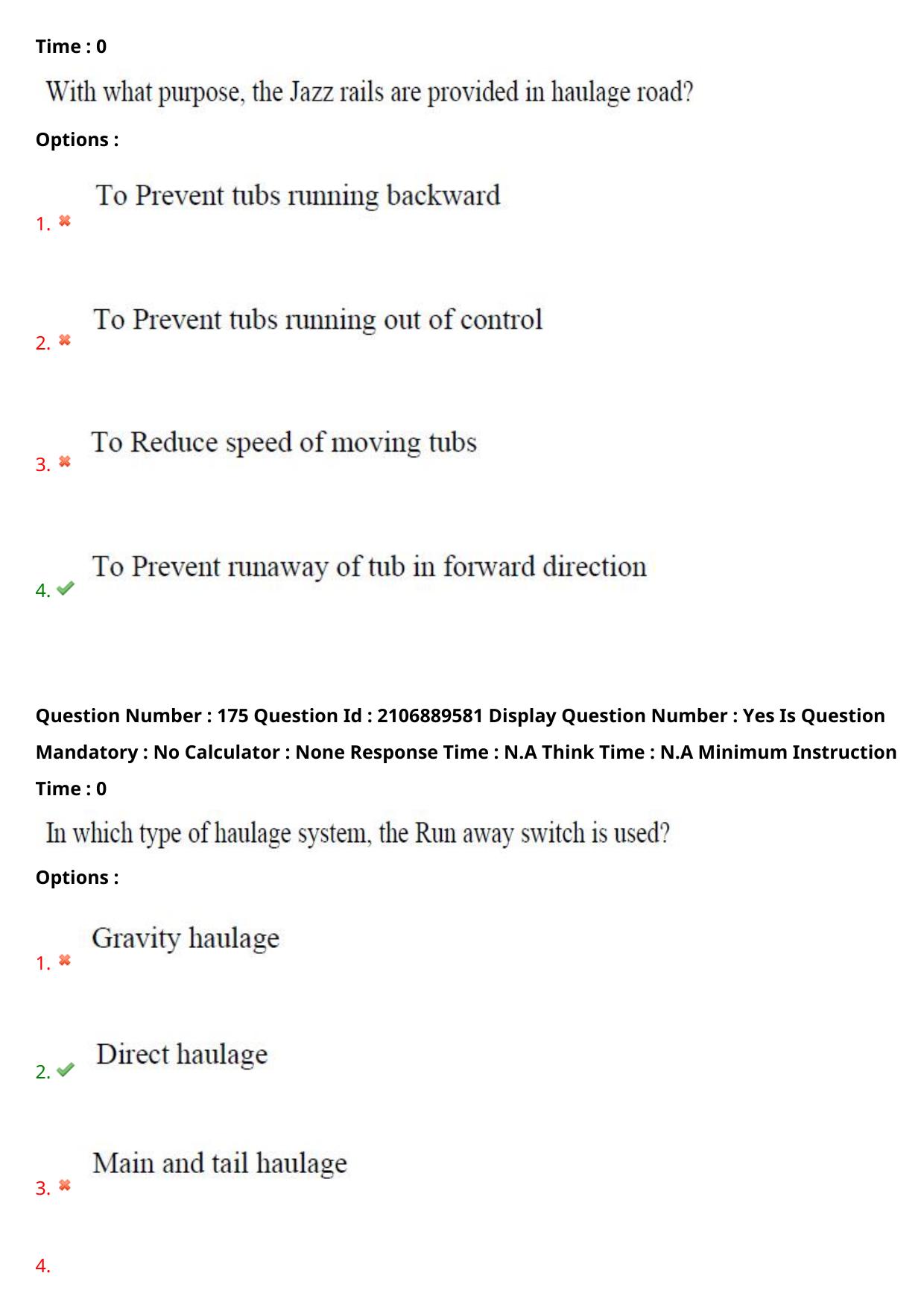 AP ECET 2024 Mining Engineering (Shift 2) Question Paper wth Key - Page 111