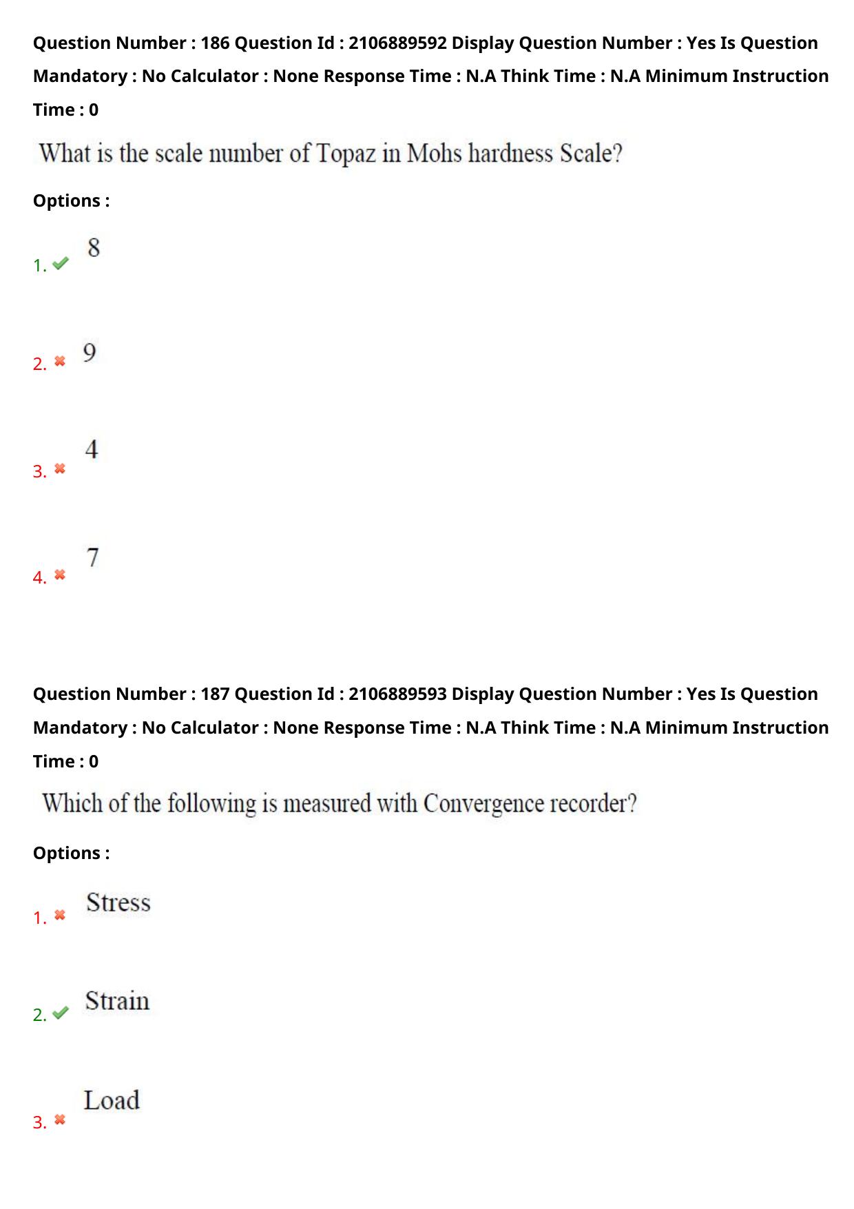 AP ECET 2024 Mining Engineering (Shift 2) Question Paper wth Key - Page 118