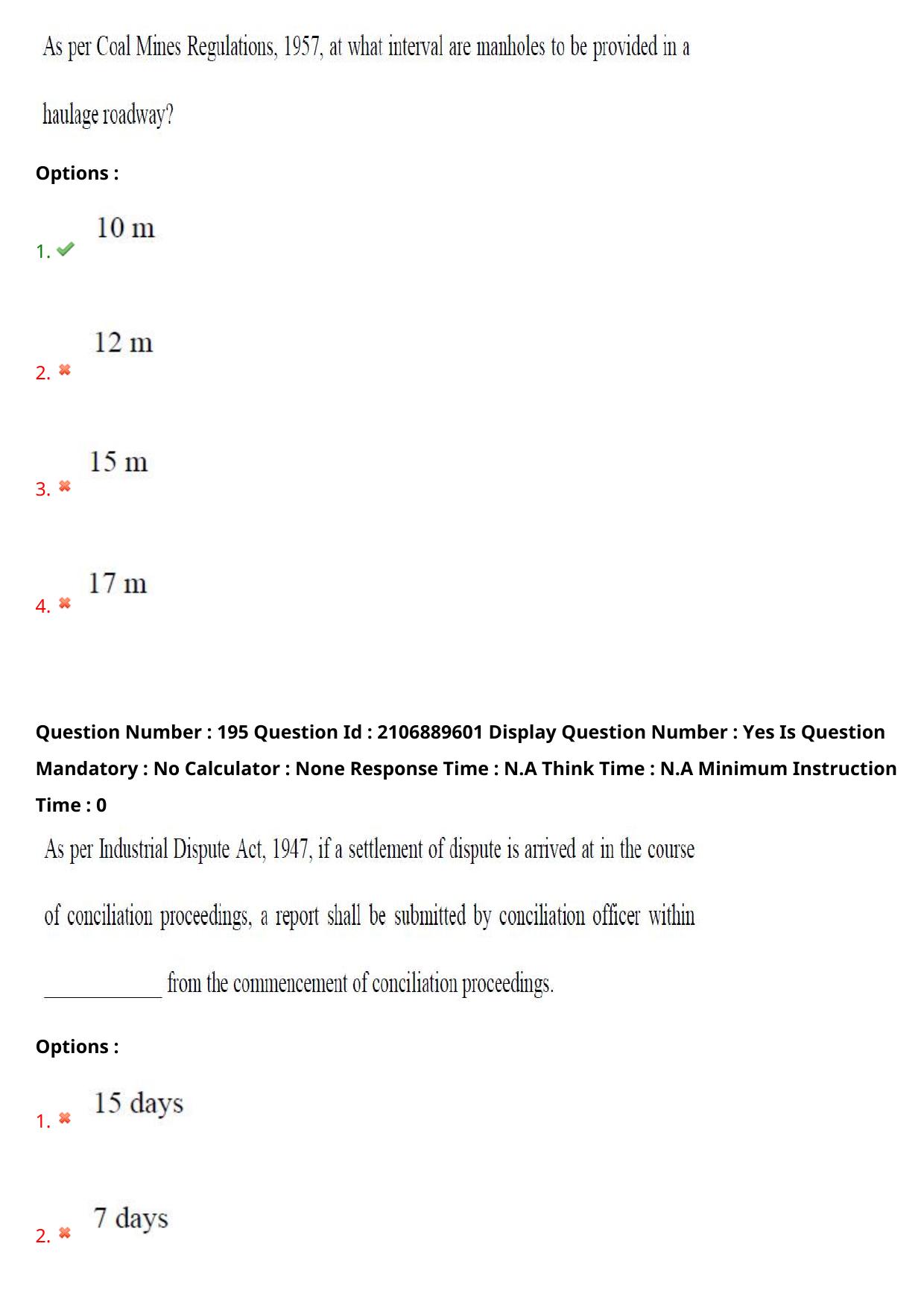 AP ECET 2024 Mining Engineering (Shift 2) Question Paper wth Key - Page 123