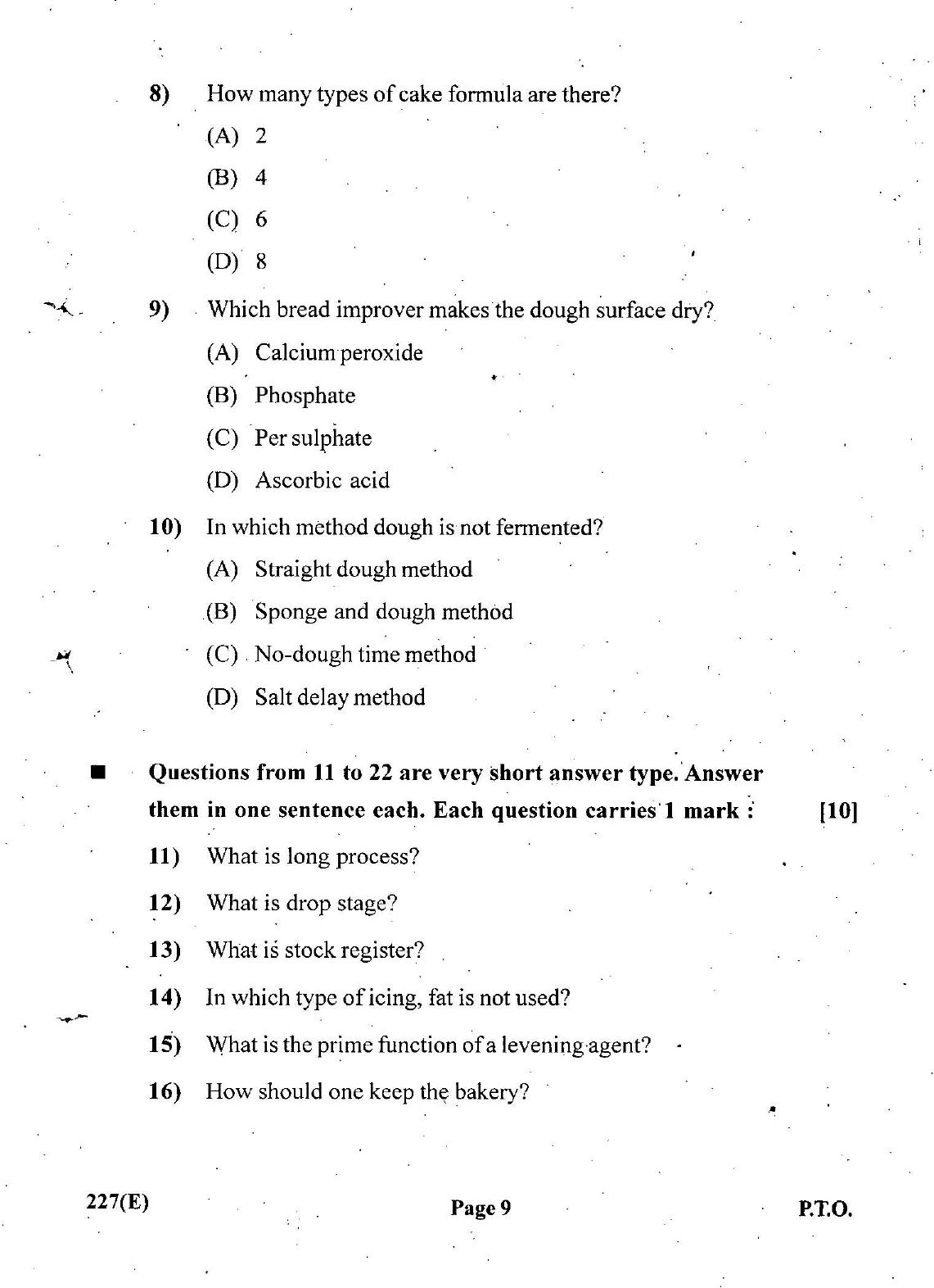 Gujarat Board Class 12th Question Paper March 2019: 227 (GE) - Page 8