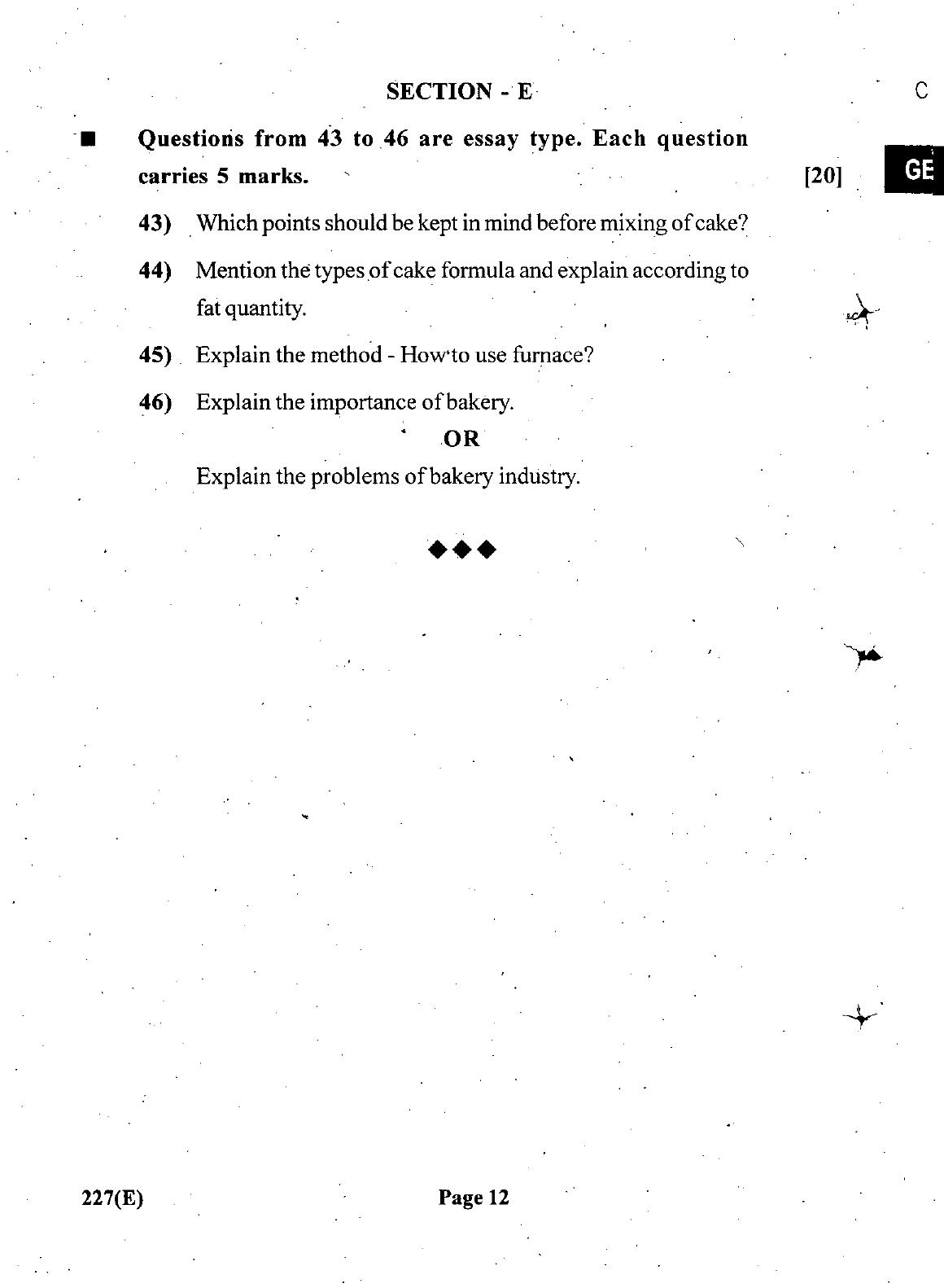Gujarat Board Class 12th Question Paper March 2019: 227 (GE) - Page 11