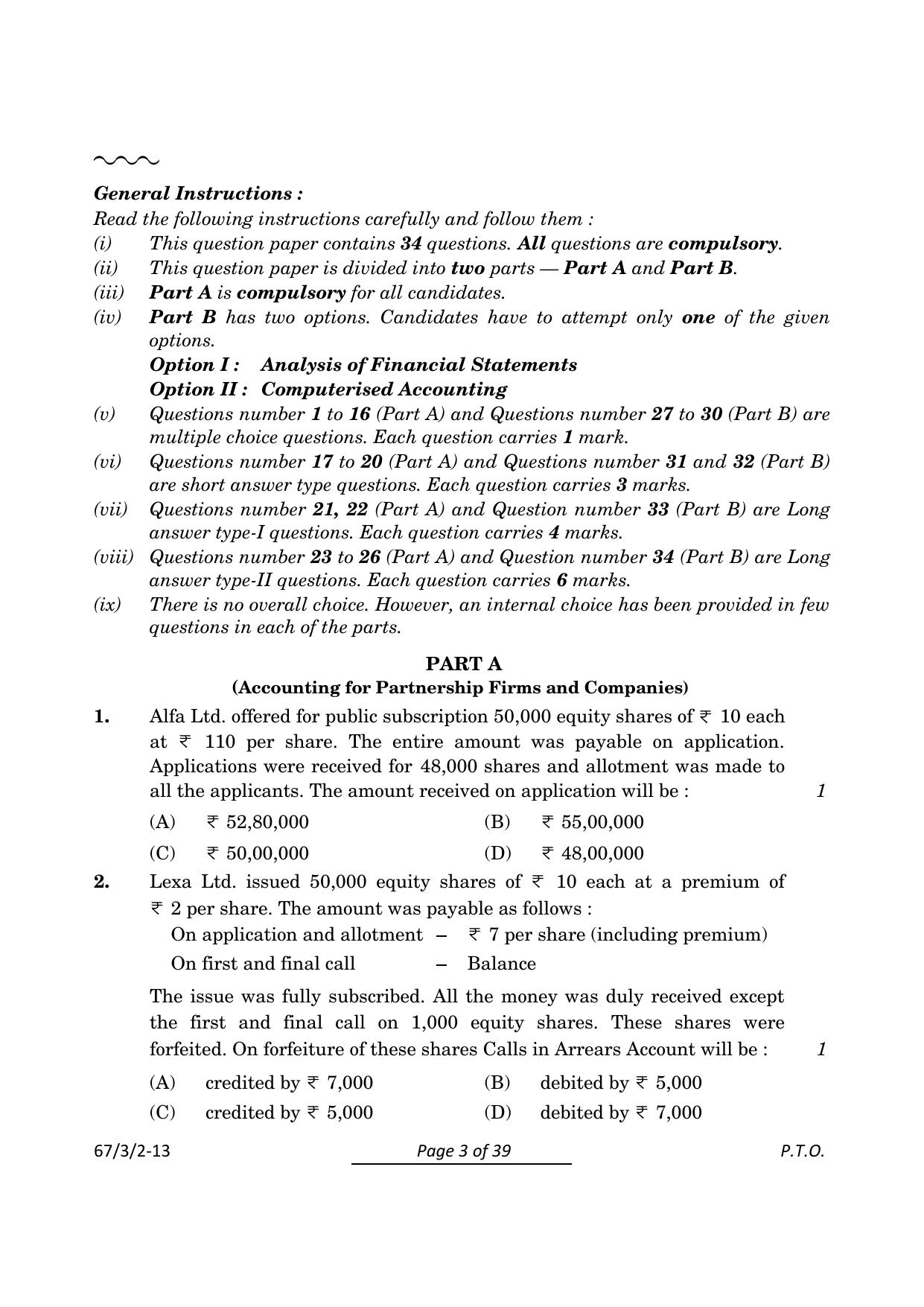 CBSE Class 12 67-3-2 Accountancy 2024 Question Paper - Page 3
