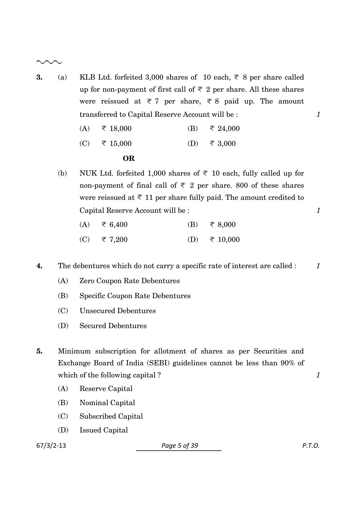 CBSE Class 12 67-3-2 Accountancy 2024 Question Paper - Page 5