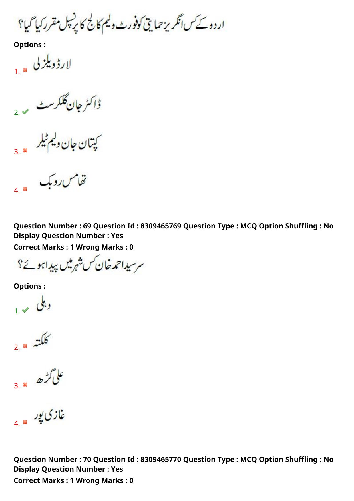APPGCET 2024 Urdu Paper with Answer Key - Page 36
