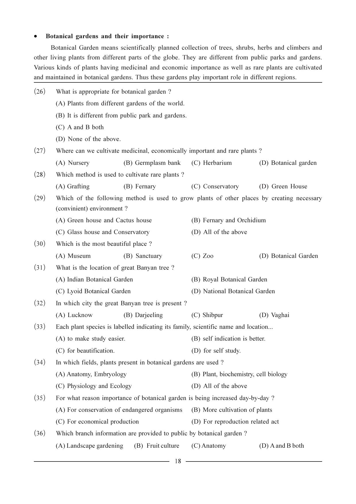 GSEB HSC Biology Question Paper (English Medium)- Chapter-2 - Page 3