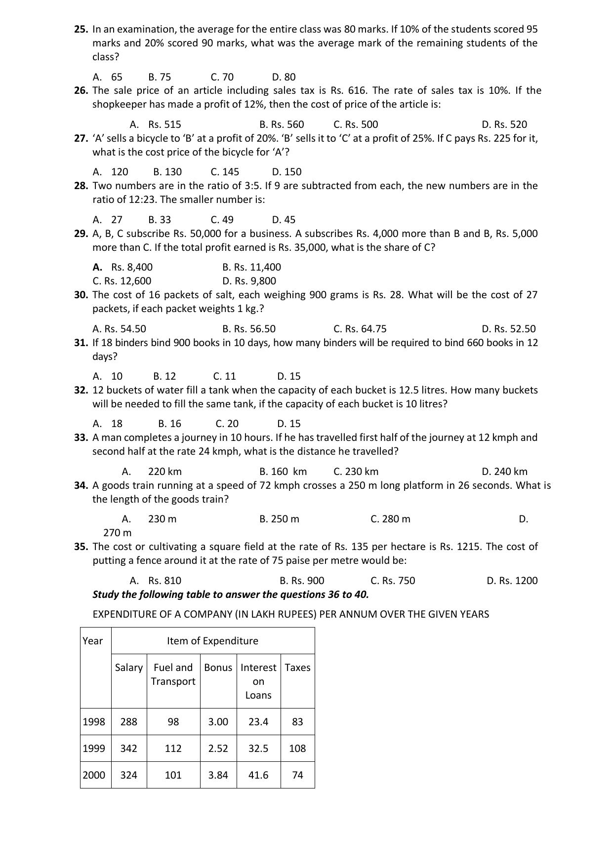 Odisha CPET IRPM SET II 2021 Question Paper - Page 3