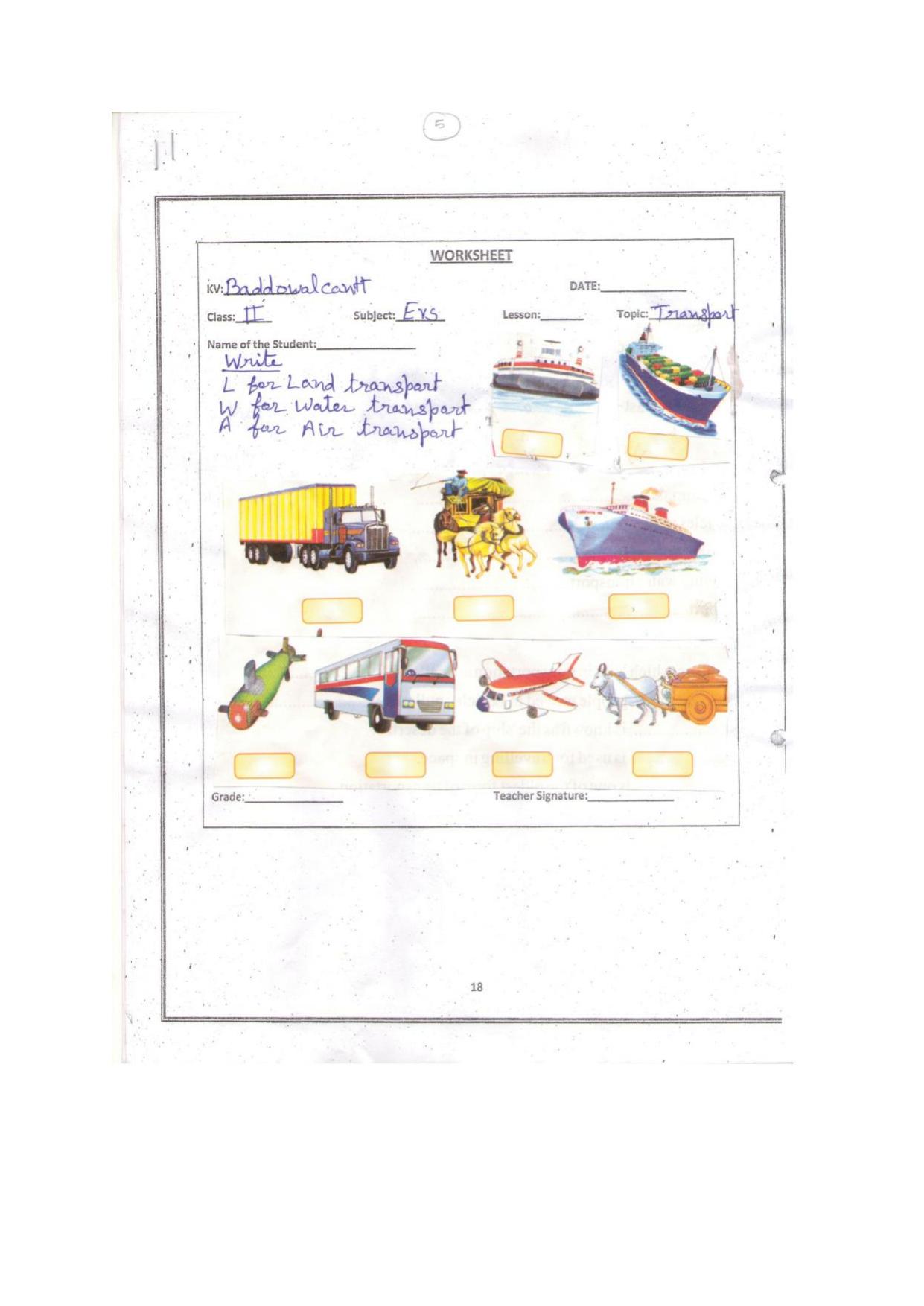 Worksheets for Class 2 EVS Assignment 18 Cleanliness - Page 8