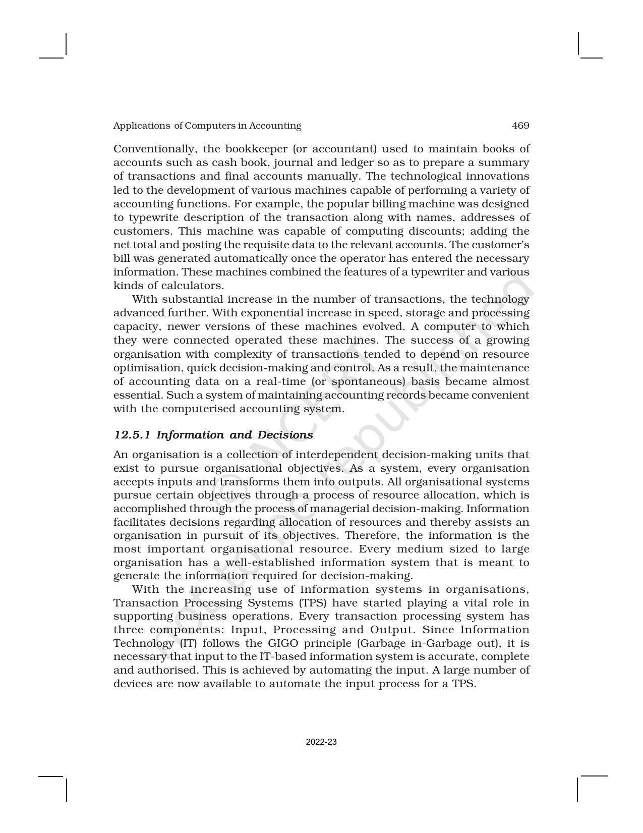 NCERT Book for Class 11 Accountancy (Part-II) Chapter 12 Accounting for Not-for-Profit Organisation - Page 7