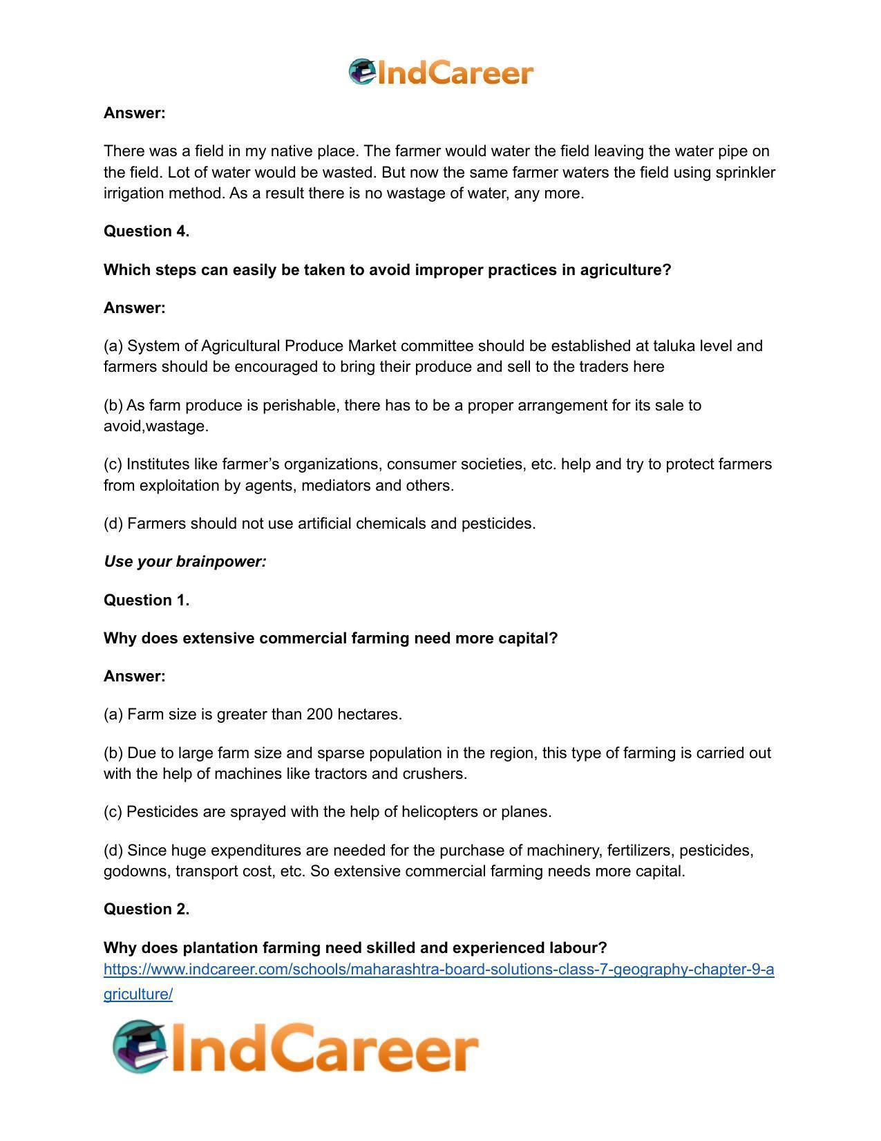 Maharashtra Board Solutions Class 7-Geography: Chapter 9- Agriculture - Page 15