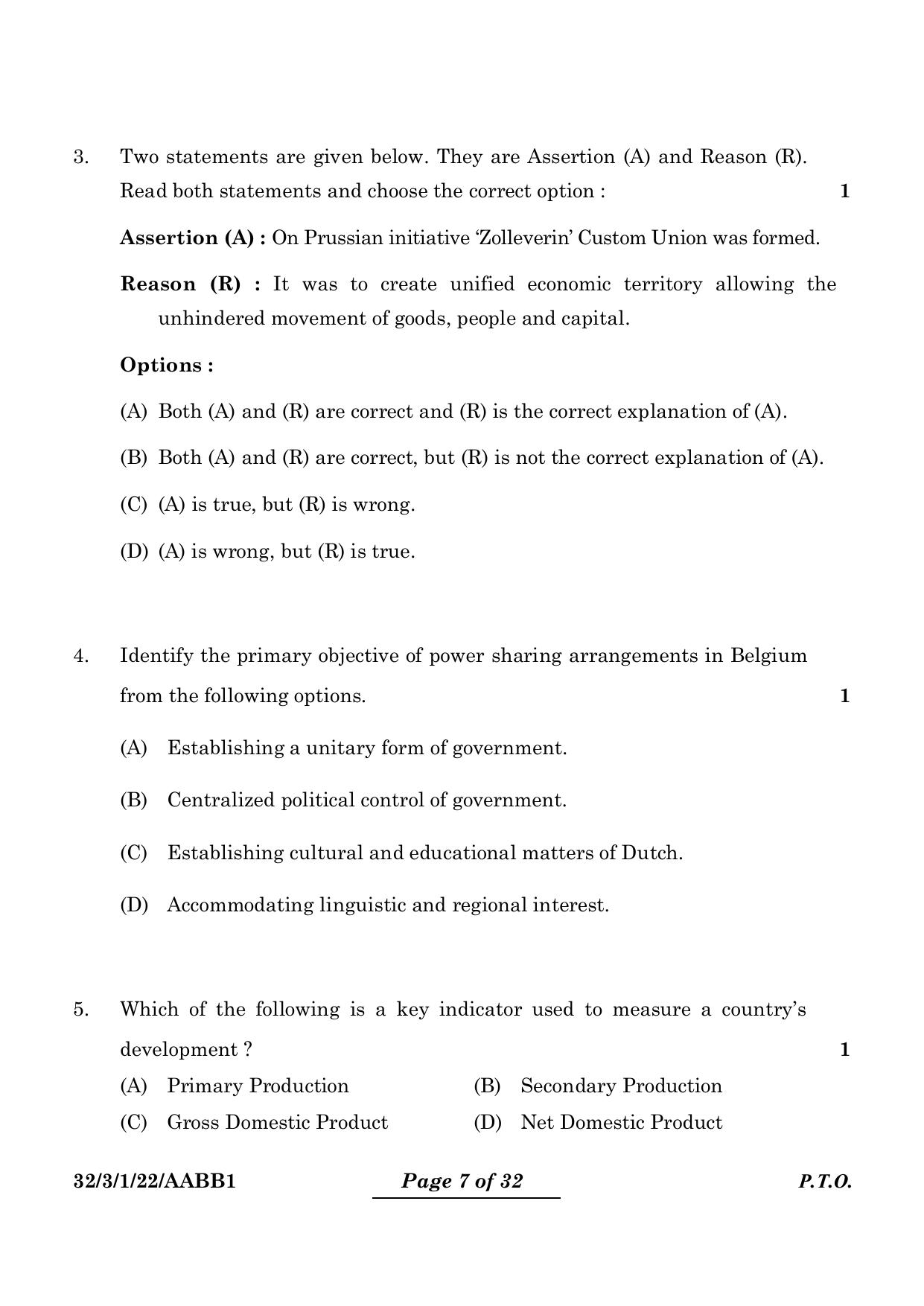 CBSE Class 10 32-3-1 Social Science 2024 Question Paper - Page 7
