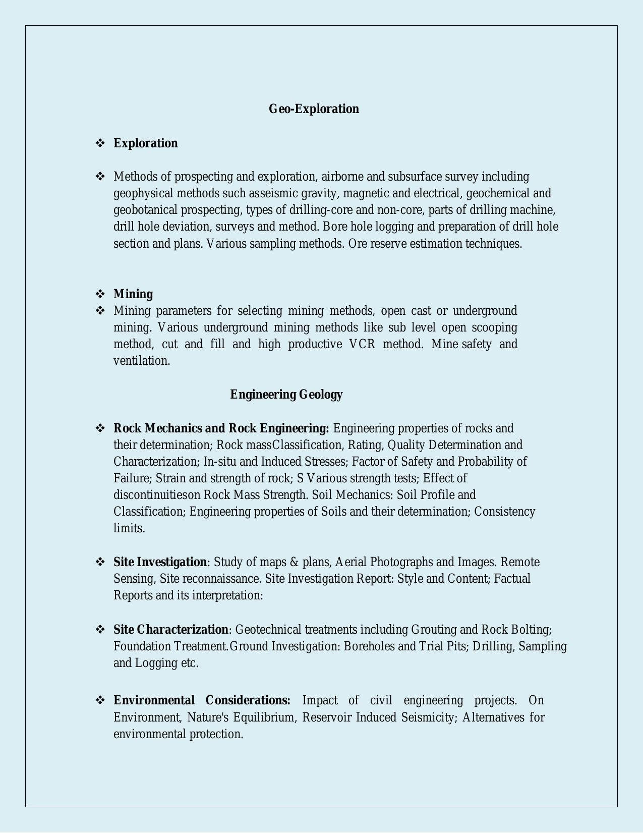 NTA PhD Entrance Exam Geology Syllabus - Page 8