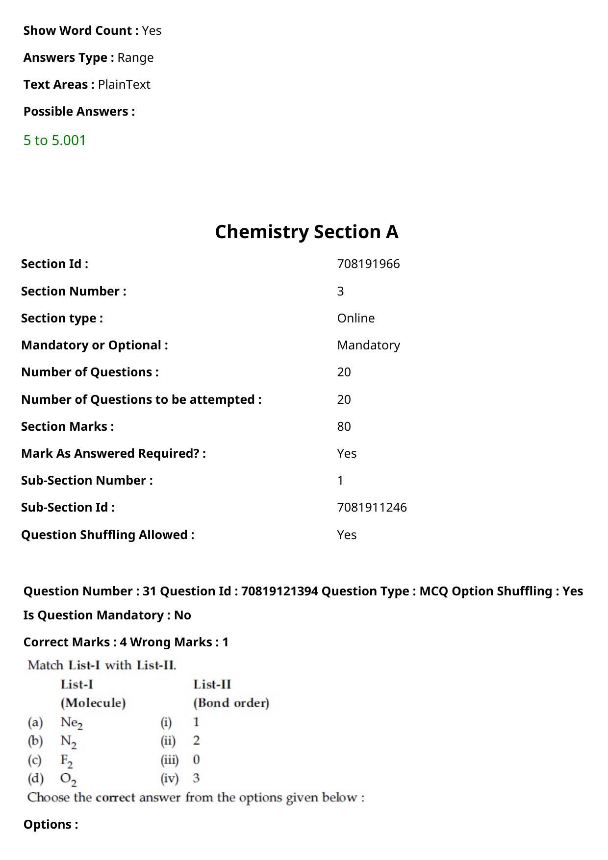 JEE Mains 2021: BTech Bengali (Shift 2) 26-02-2021 Question Paper - Page 37