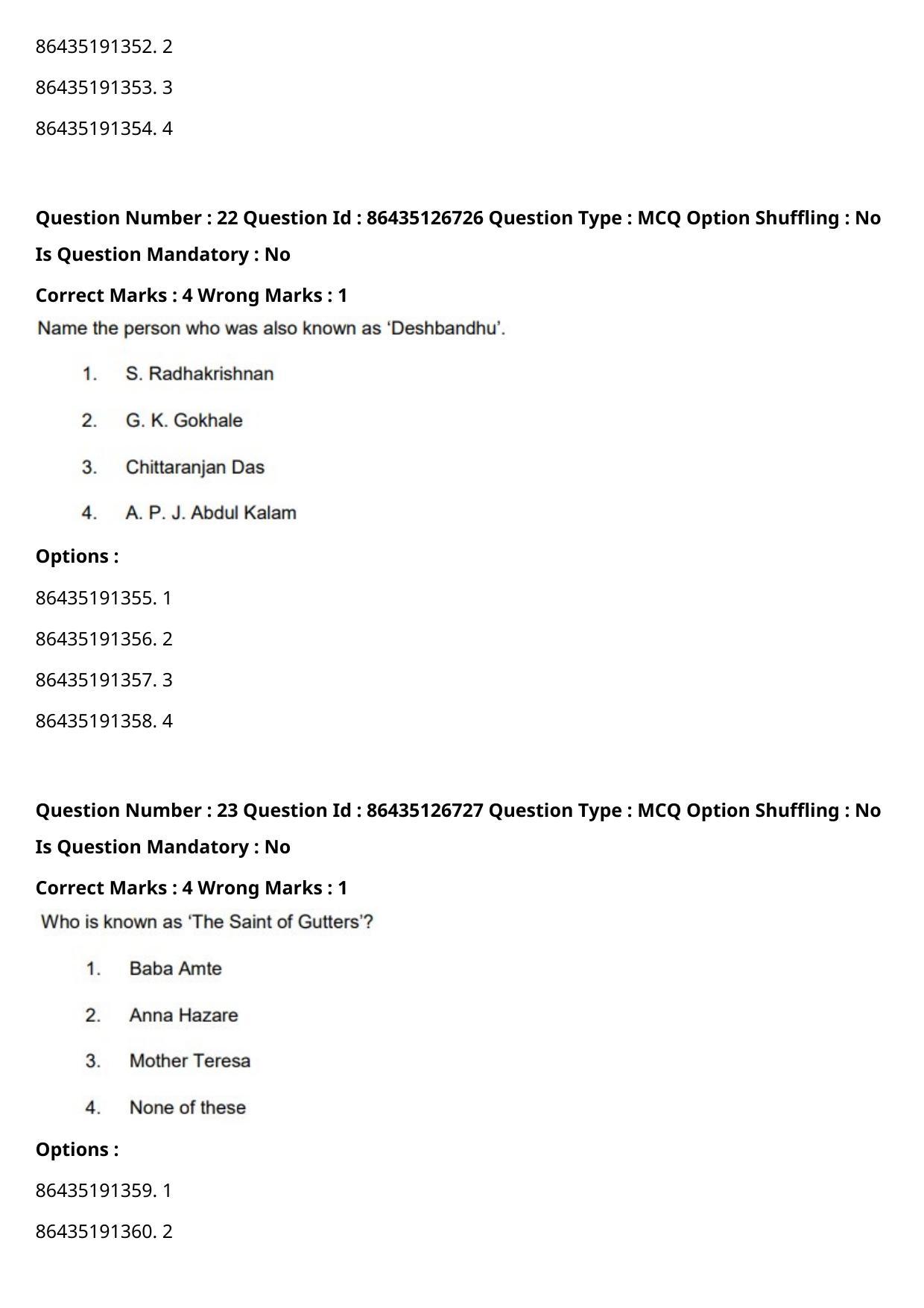 CUET PG 2021 PGQP19 Question Paper - Page 13