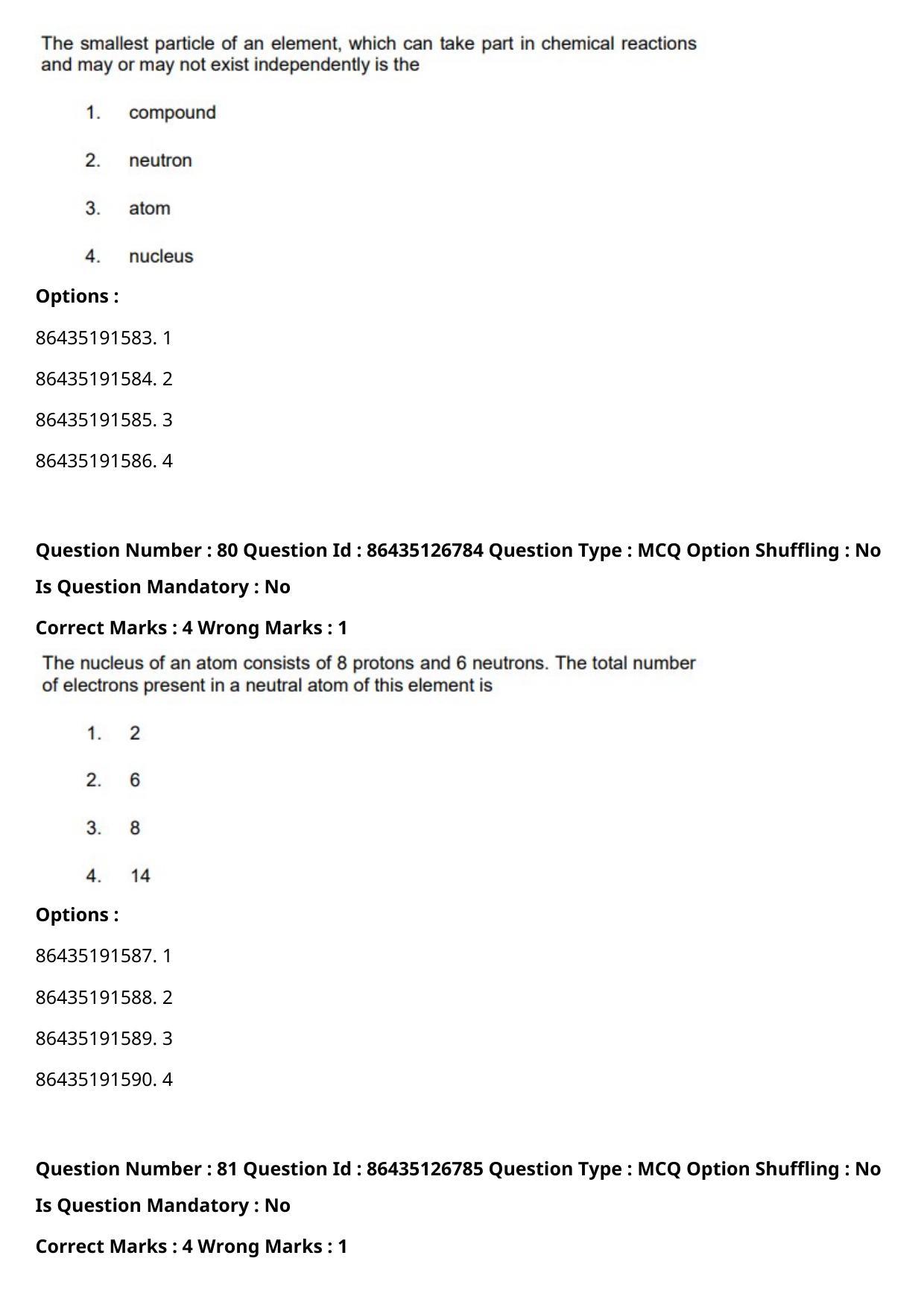 CUET PG 2021 PGQP19 Question Paper - Page 42