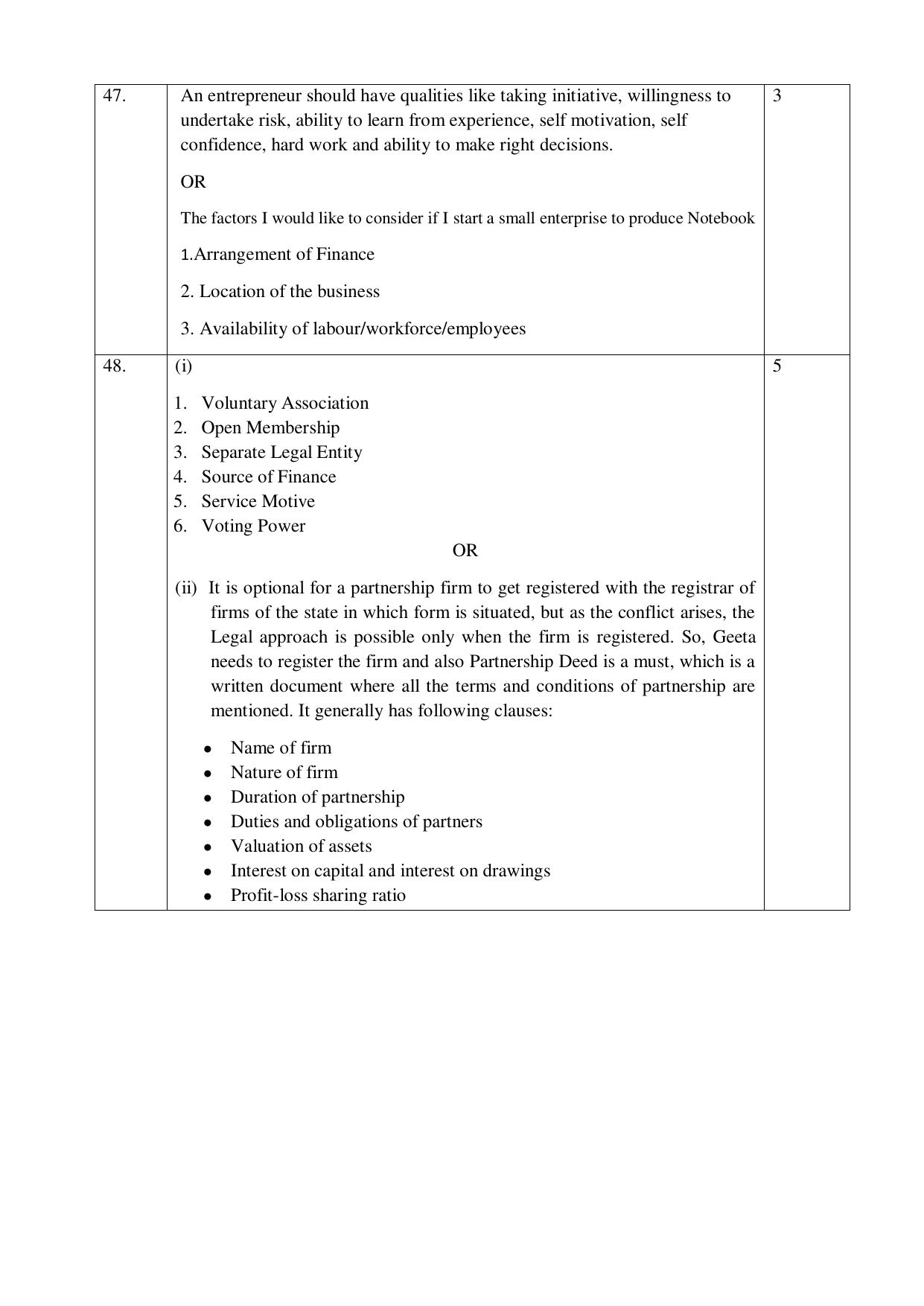 NIOS Class 10 Business Studies (215) Sample Paper - Page 15