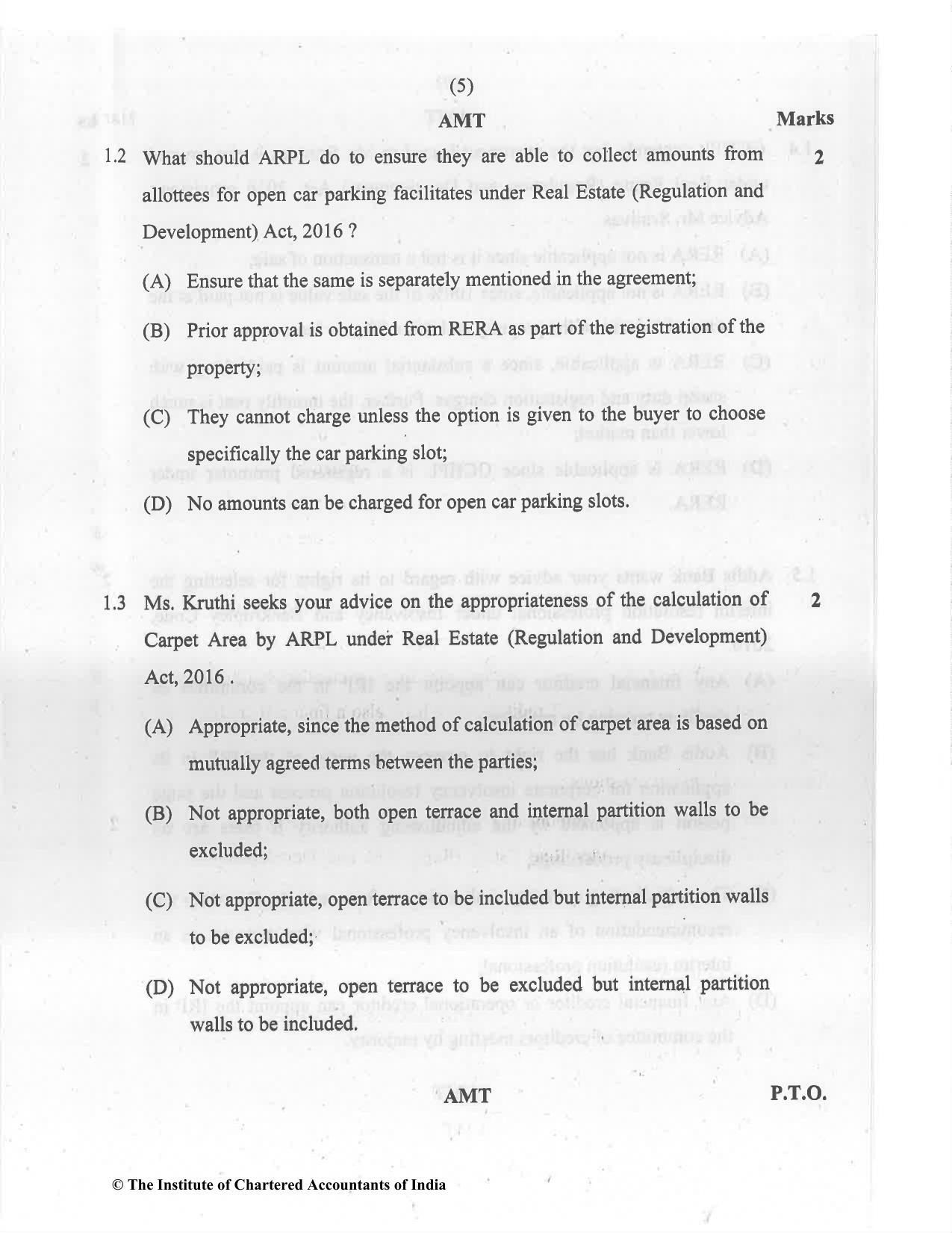 CA Final Jul 2021 Question Paper - Paper 6D – Economic Laws - Page 5
