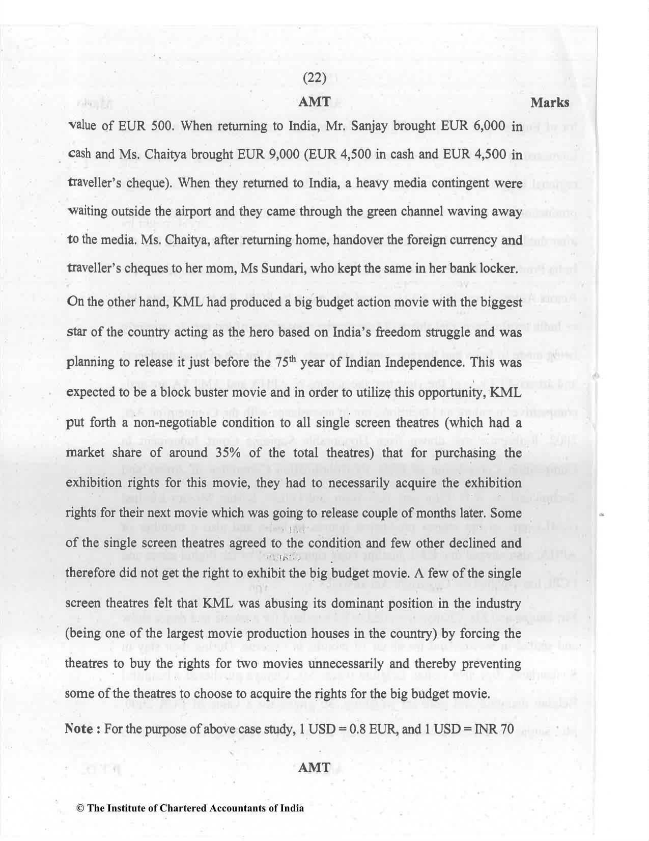 CA Final Jul 2021 Question Paper - Paper 6D – Economic Laws - Page 22