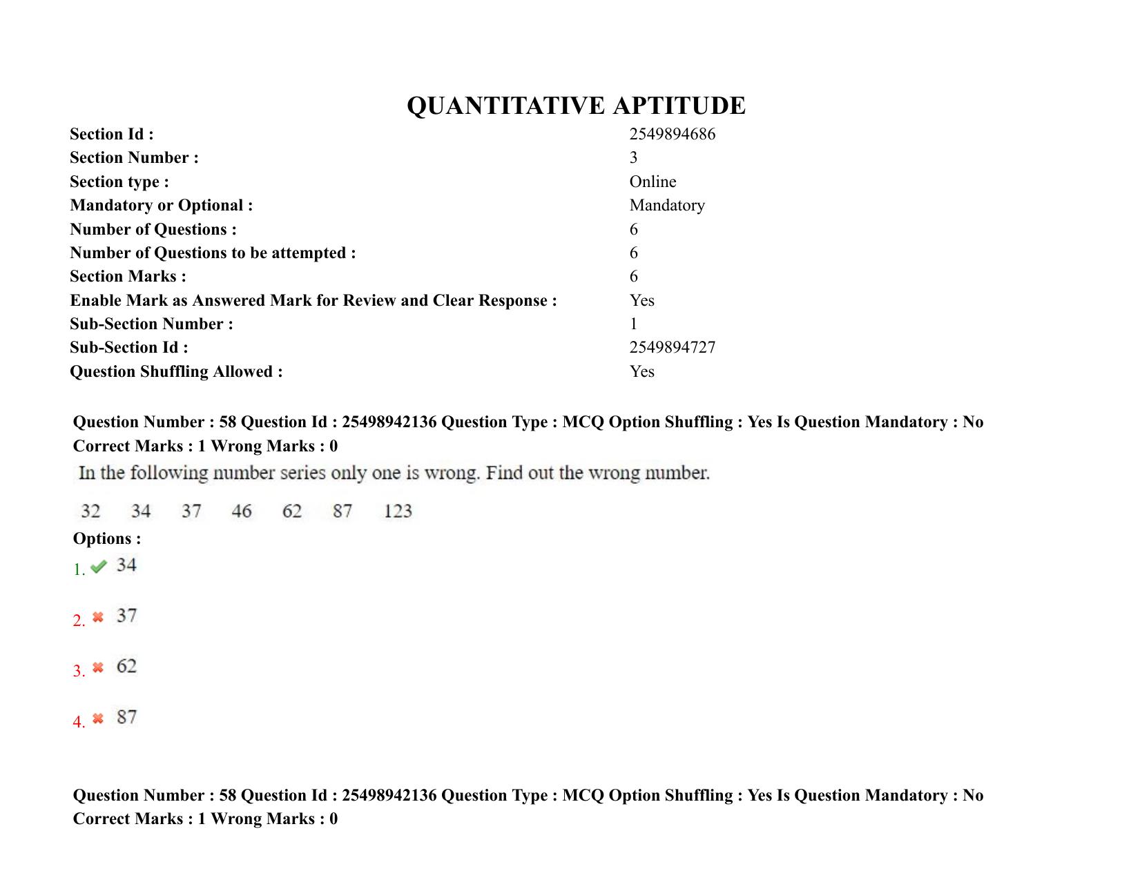 MP CPCT 17 October 2021 Question Paper English Shift 2 - Page 38