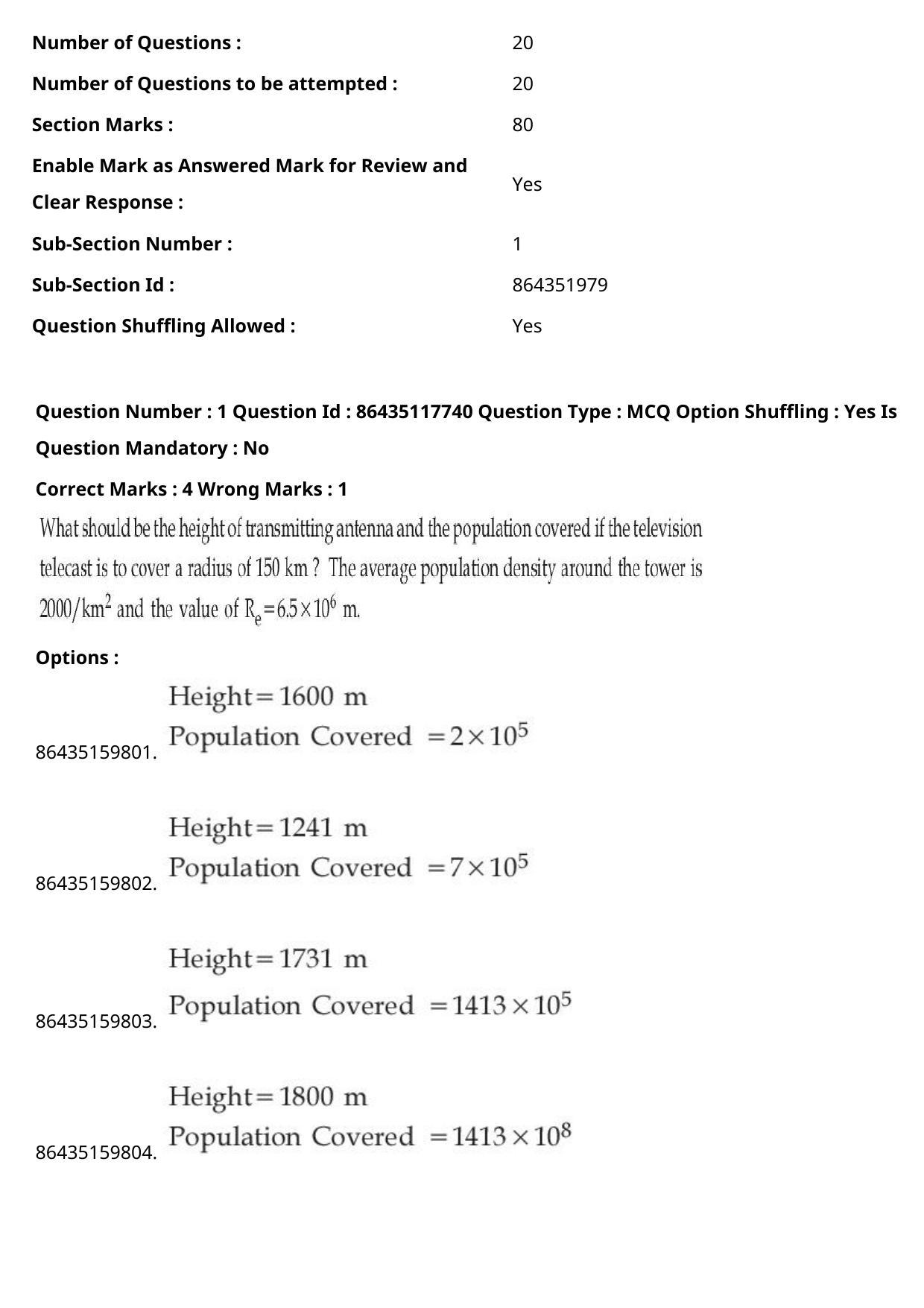 JEE Mains 2021: BTech (Shift 2) 22-07-2021 Question Paper - Page 2