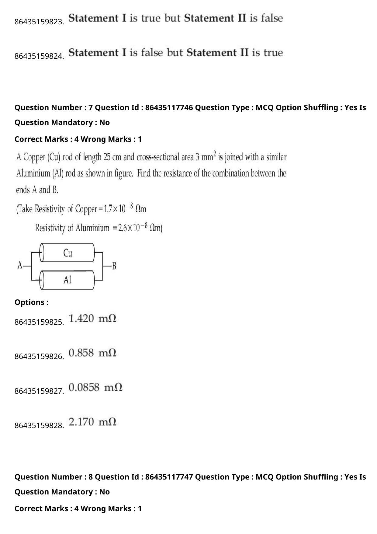JEE Mains 2021: BTech (Shift 2) 22-07-2021 Question Paper - Page 7