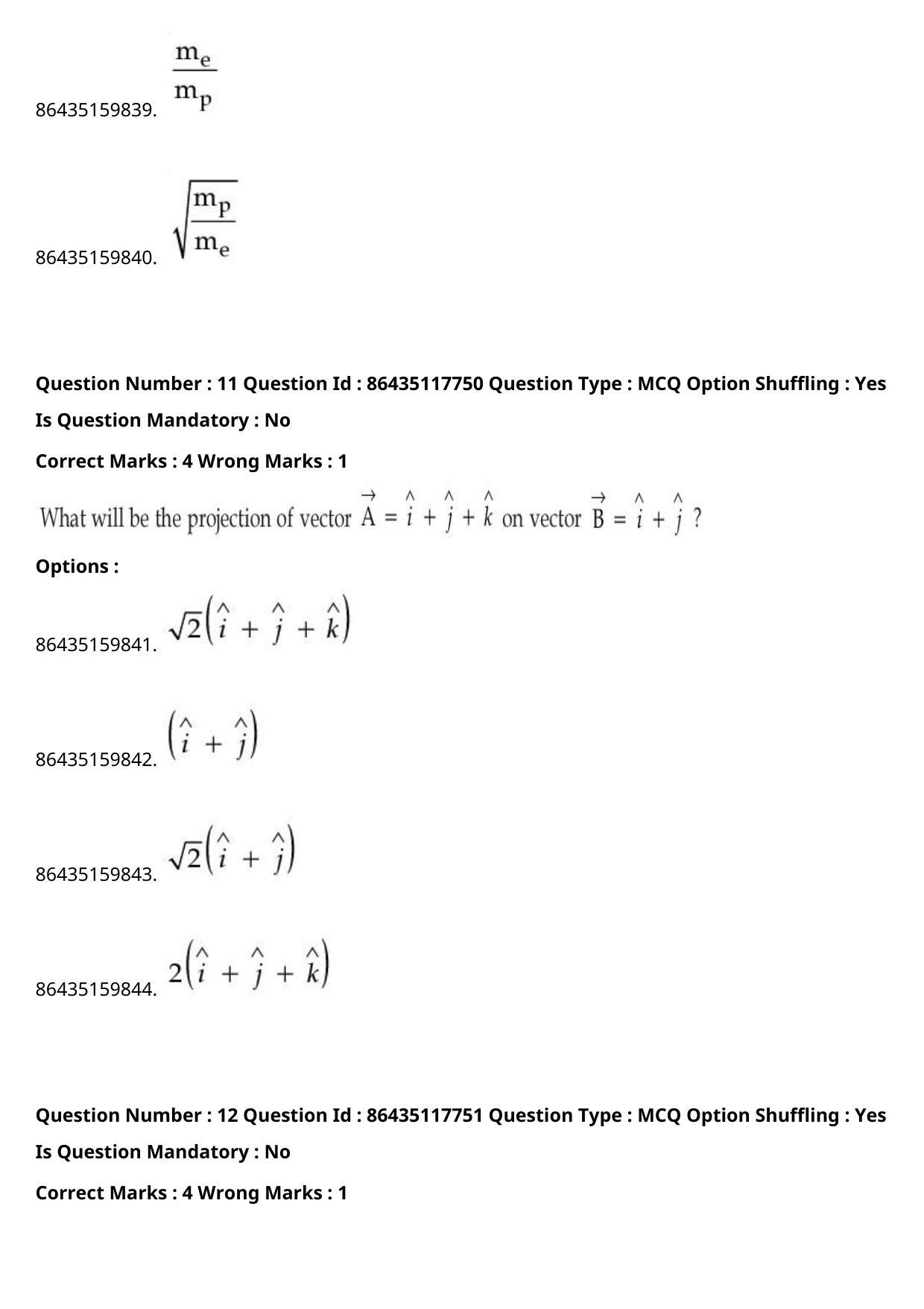 JEE Mains 2021: BTech (Shift 2) 22-07-2021 Question Paper - Page 10