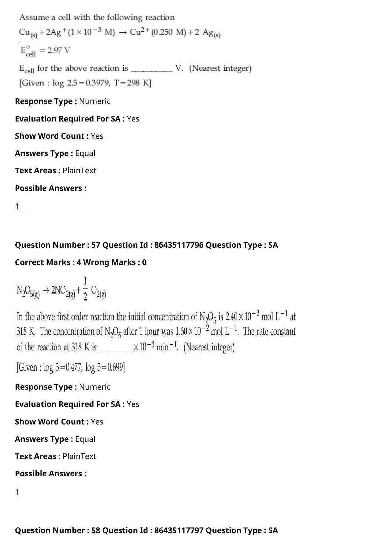 JEE Mains 2021: BTech (Shift 2) 22-07-2021 Question Paper - Page 39