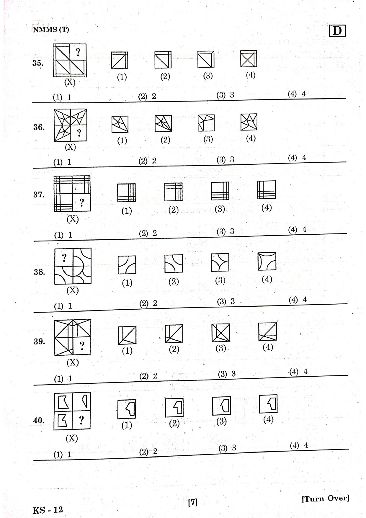 NMMS Feb 2021 - Booklet Code-D (Telugu Medium) - Page 6