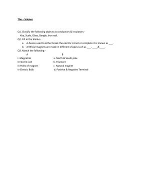 CBSE Worksheets for Class 6 Science Assignment 39