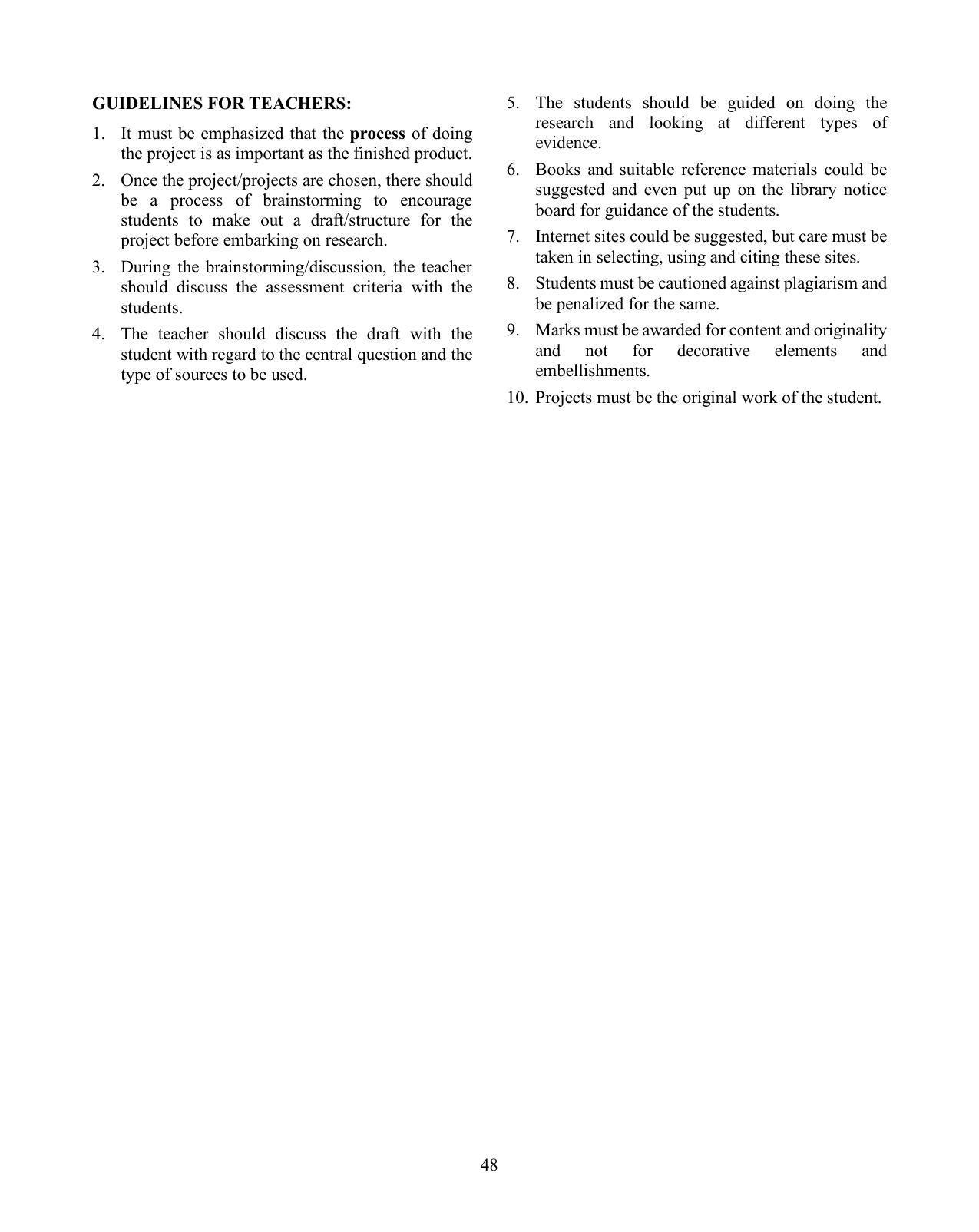 ISC Class XI & XII History Syllabus - Page 5