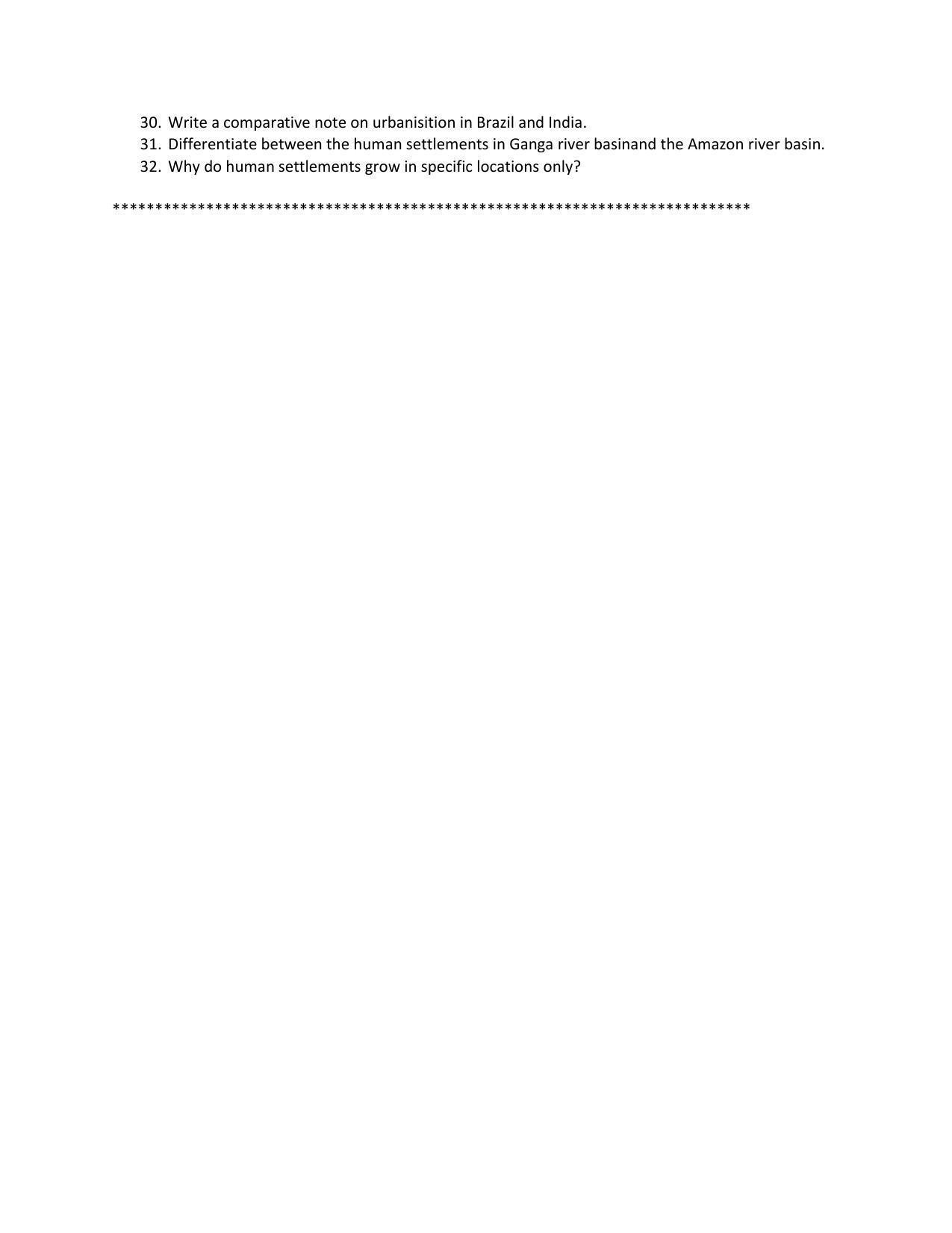 Maharashtra Board Class 10 Geography Sample Papers - Page 24