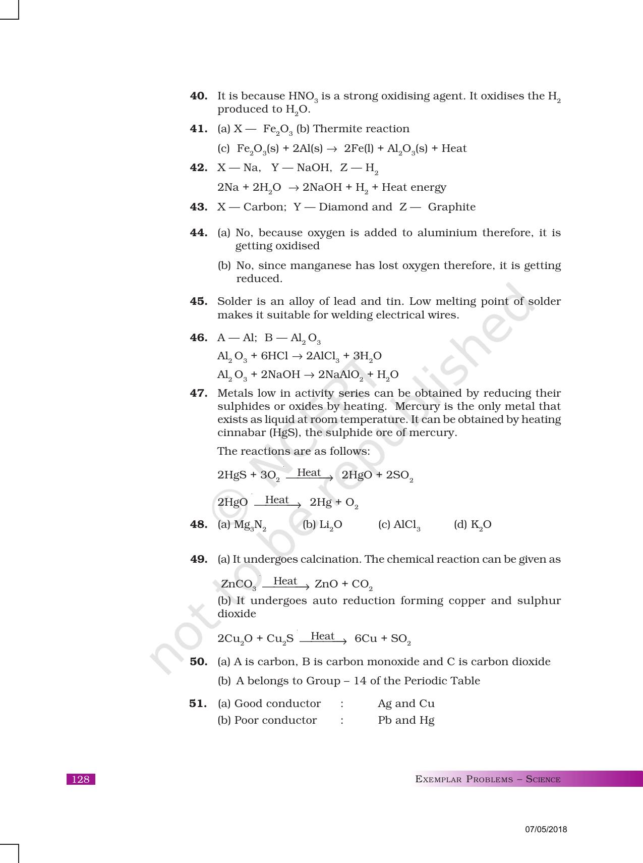 NCERT Exemplar Class 10: Science Answers - Page 12