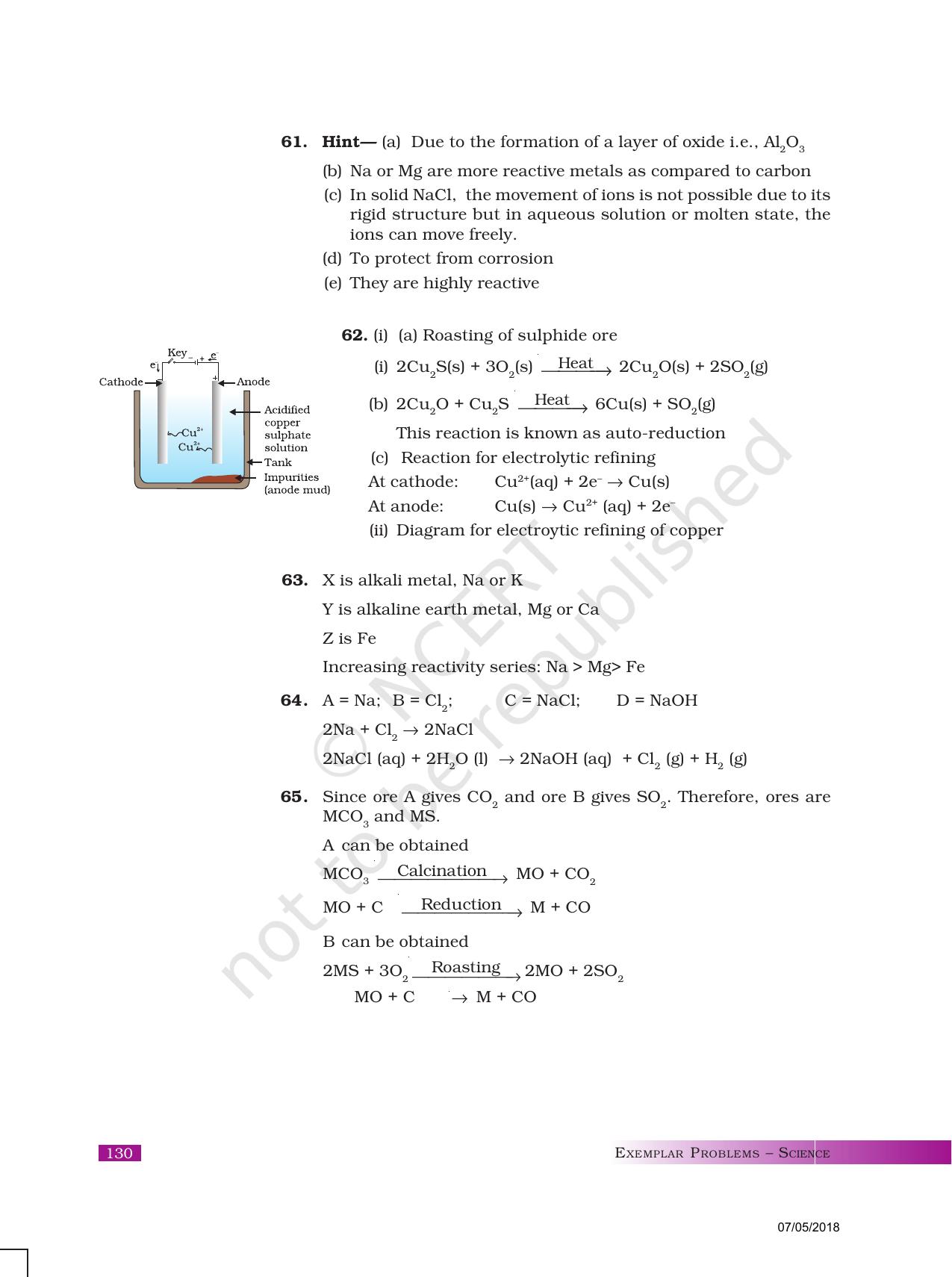 NCERT Exemplar Class 10: Science Answers - Page 14