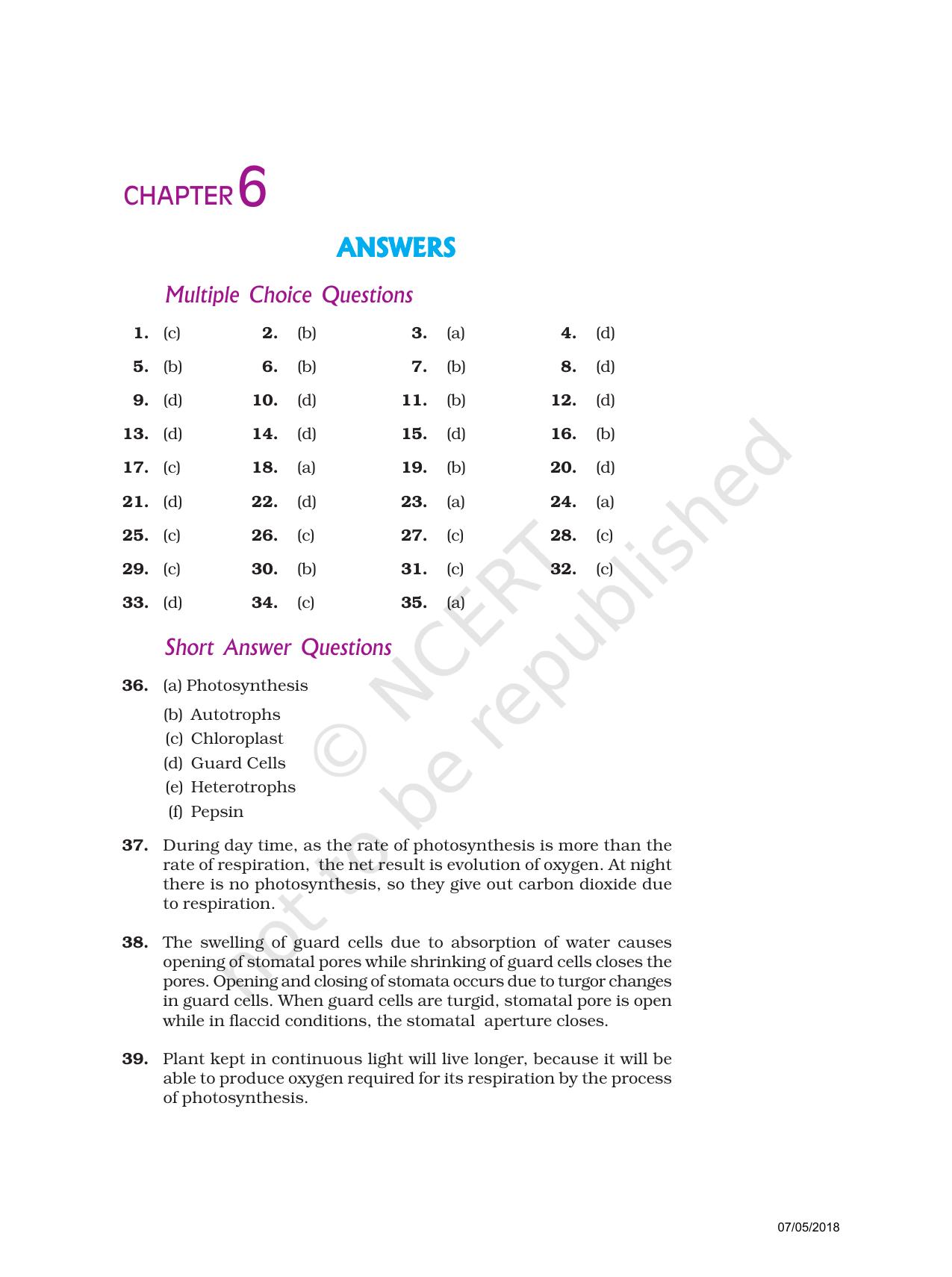 NCERT Exemplar Class 10: Science Answers - Page 25