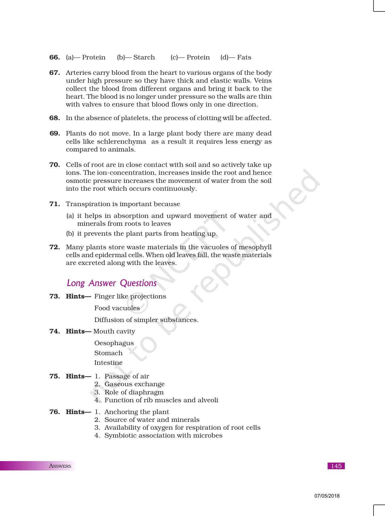 NCERT Exemplar Class 10: Science Answers - Page 29