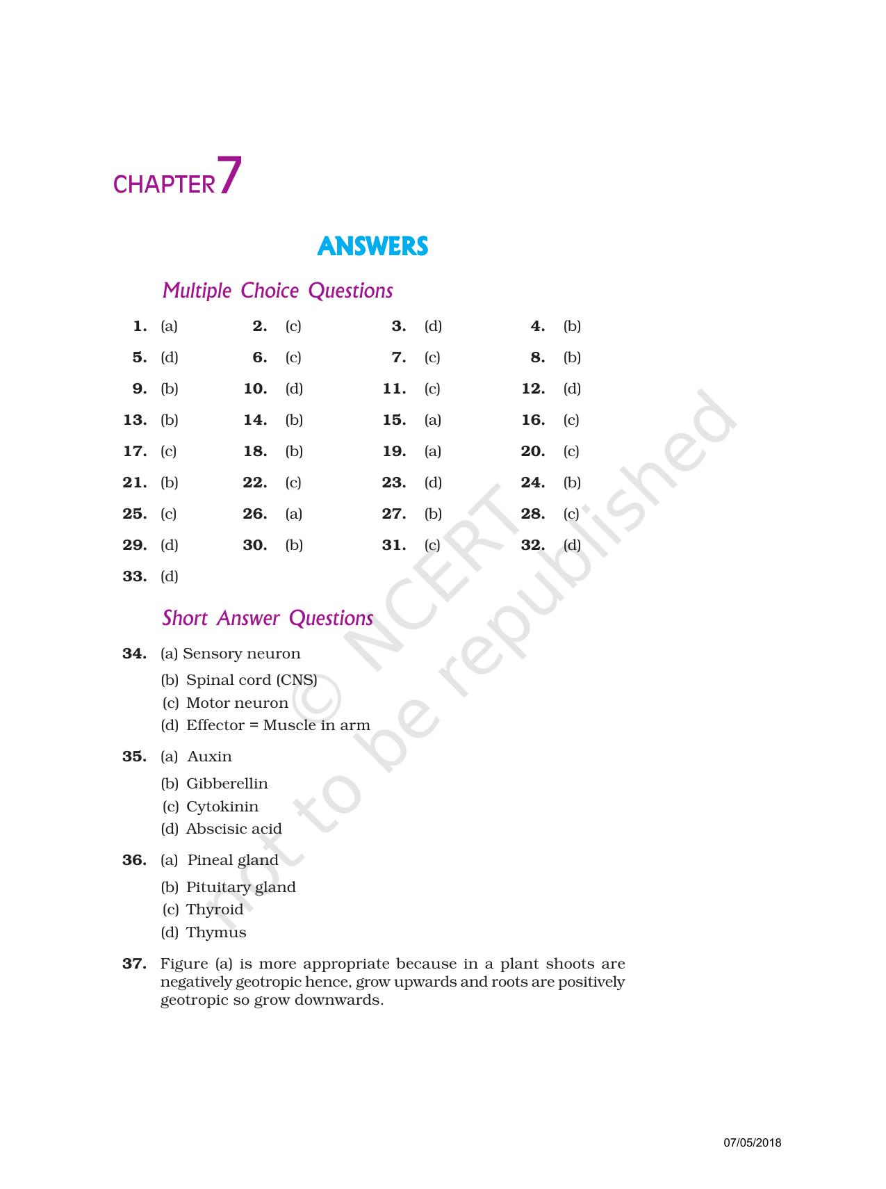 NCERT Exemplar Class 10: Science Answers - Page 31