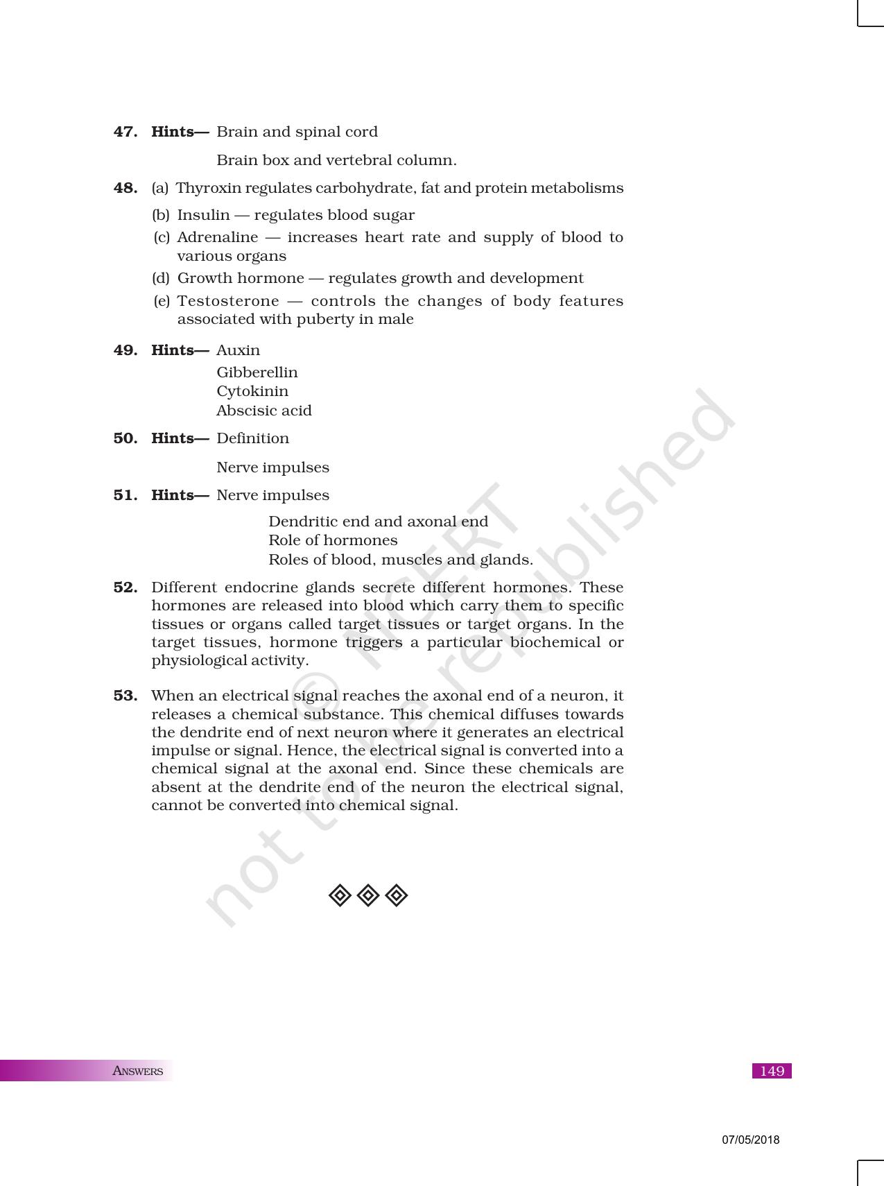 NCERT Exemplar Class 10: Science Answers - Page 33