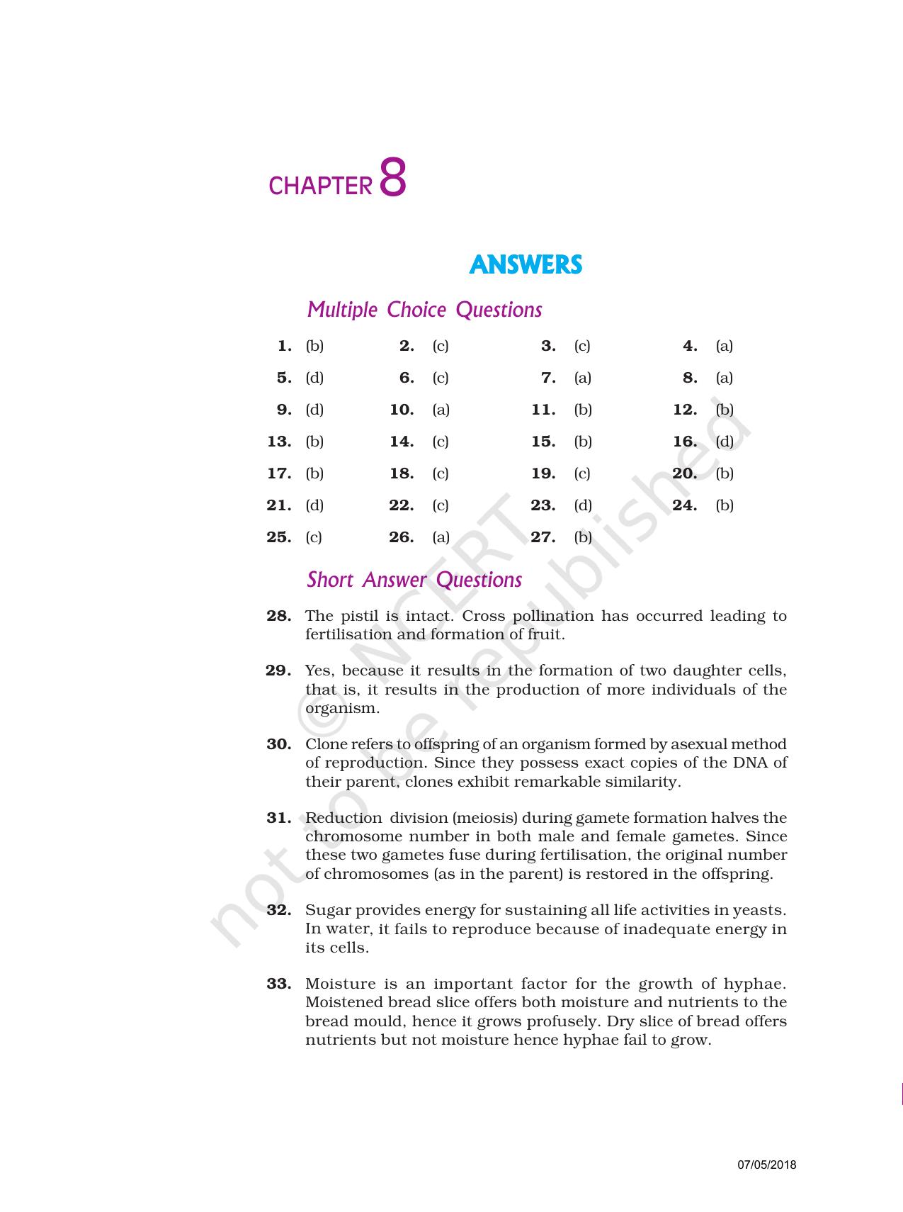 NCERT Exemplar Class 10: Science Answers - Page 34