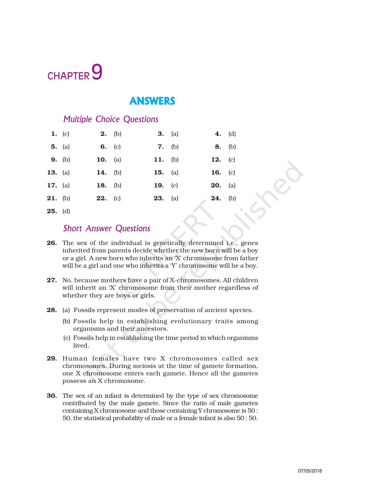 NCERT Exemplar Class 10: Science Answers - Page 39