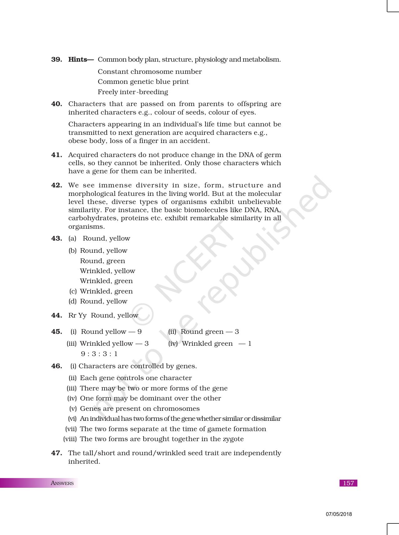 NCERT Exemplar Class 10: Science Answers - Page 41
