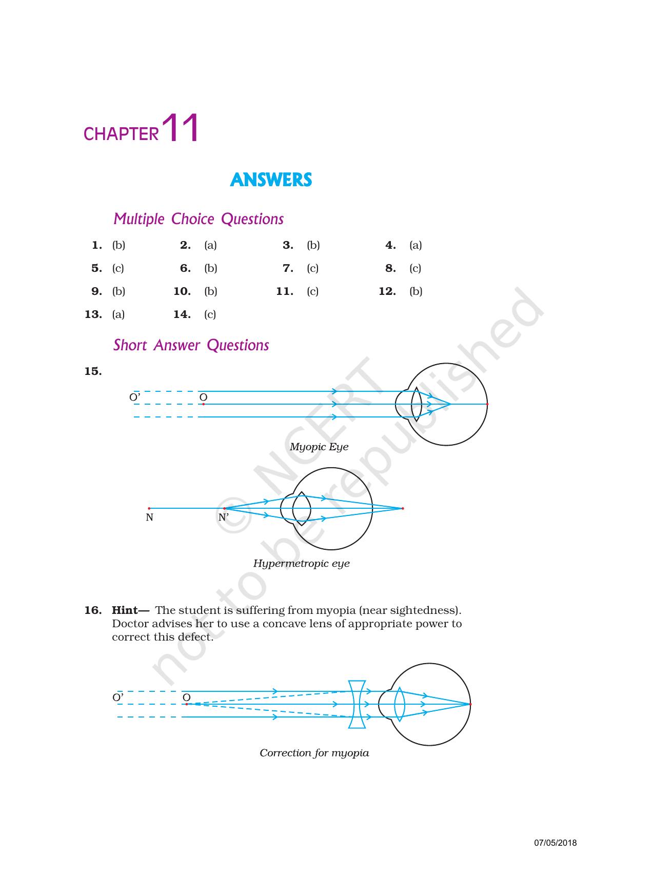 NCERT Exemplar Class 10: Science Answers - Page 45