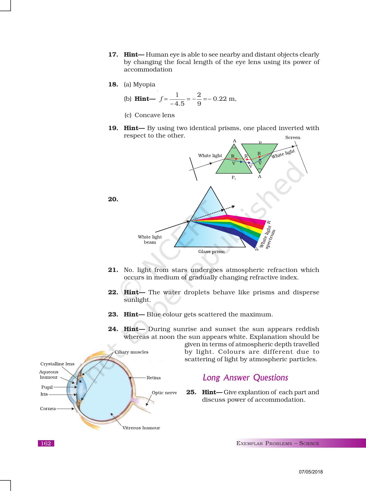 NCERT Exemplar Class 10: Science Answers - Page 46