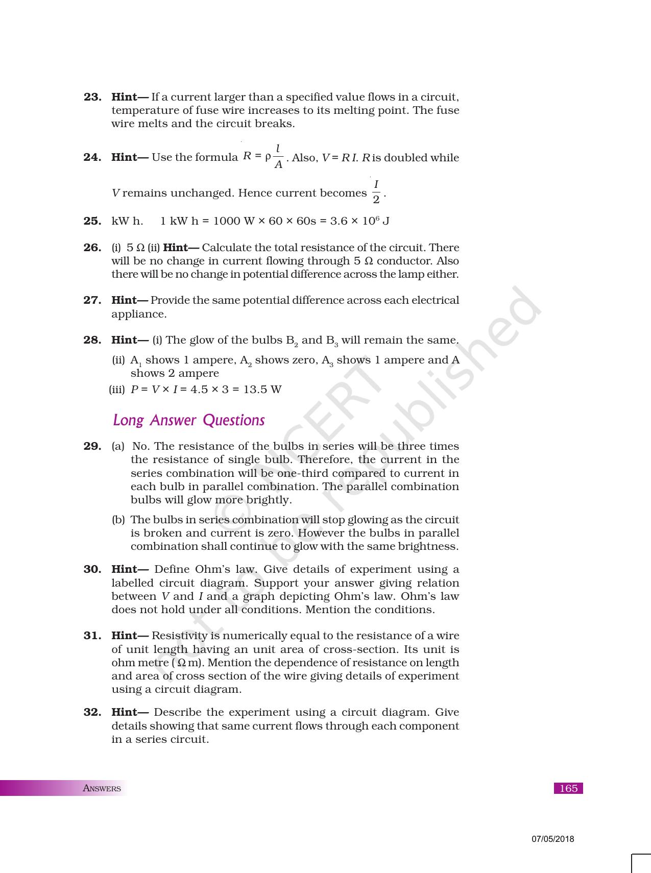 NCERT Exemplar Class 10: Science Answers - Page 49